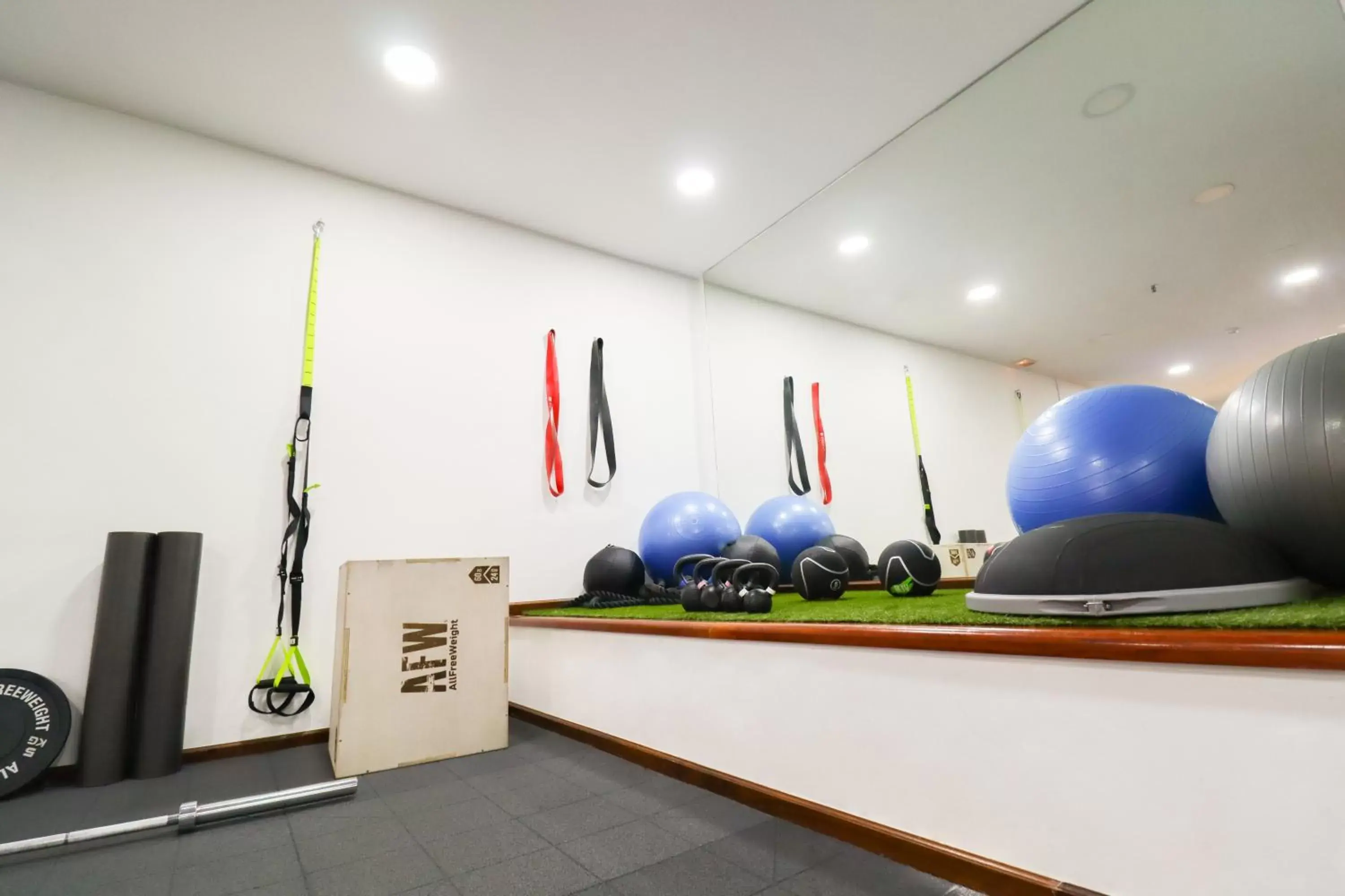 Fitness centre/facilities in Hotel Escuela Santa Cruz