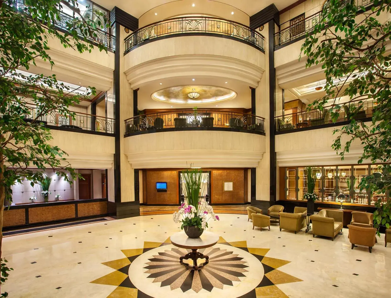 Lobby or reception in Menara Peninsula Hotel