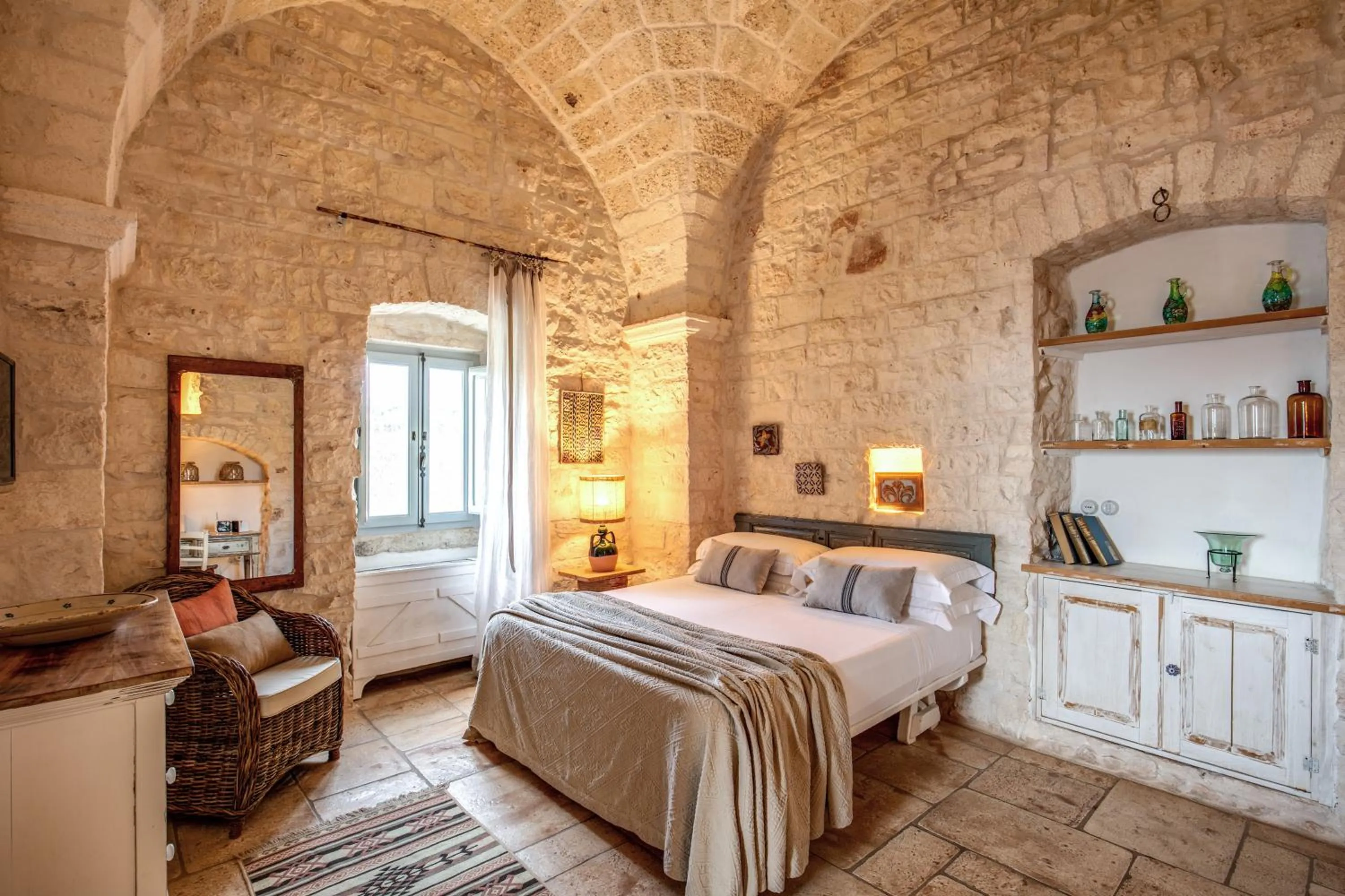 Bed in Masseria Cervarolo