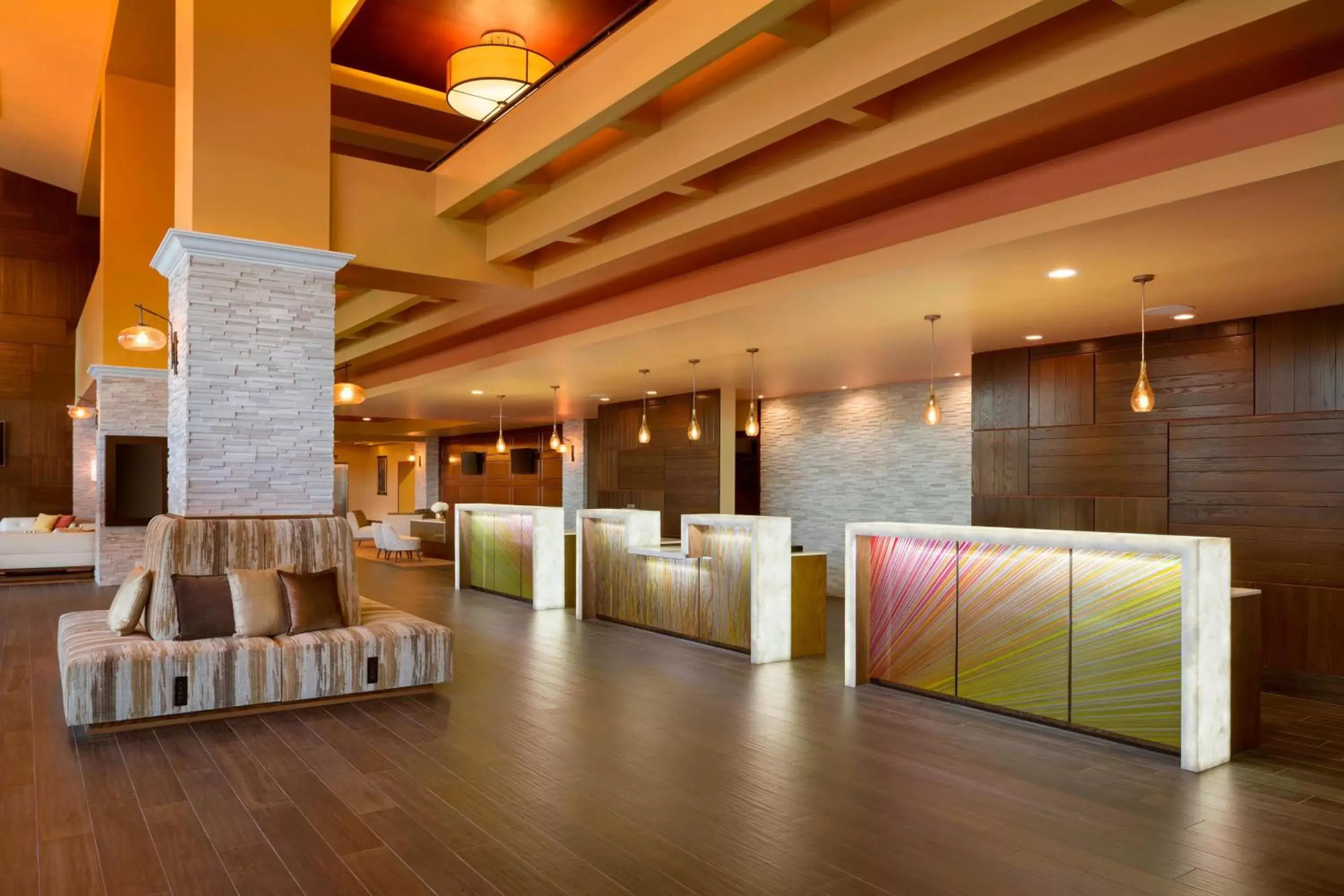 Lobby or reception, Banquet Facilities in Monterey Marriott