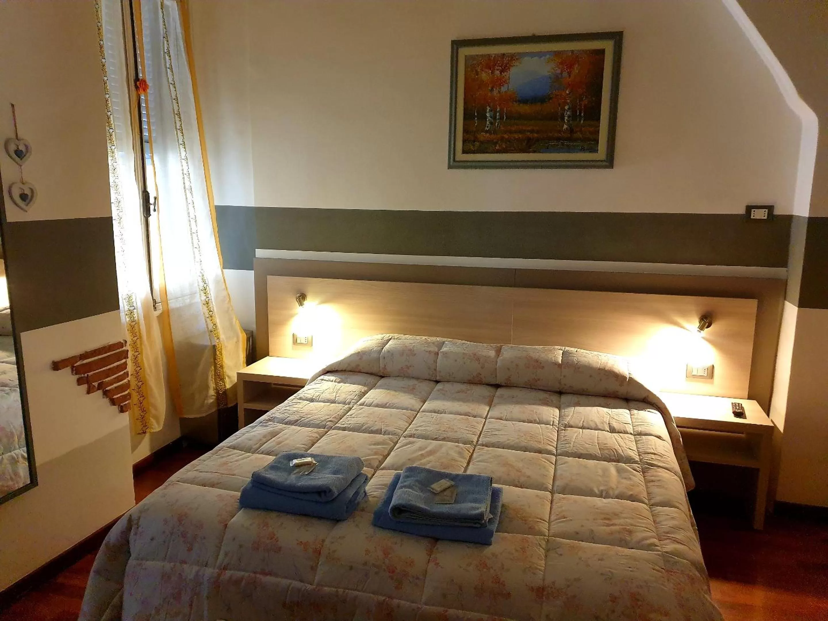 Bedroom, Bed in Albergo Astro