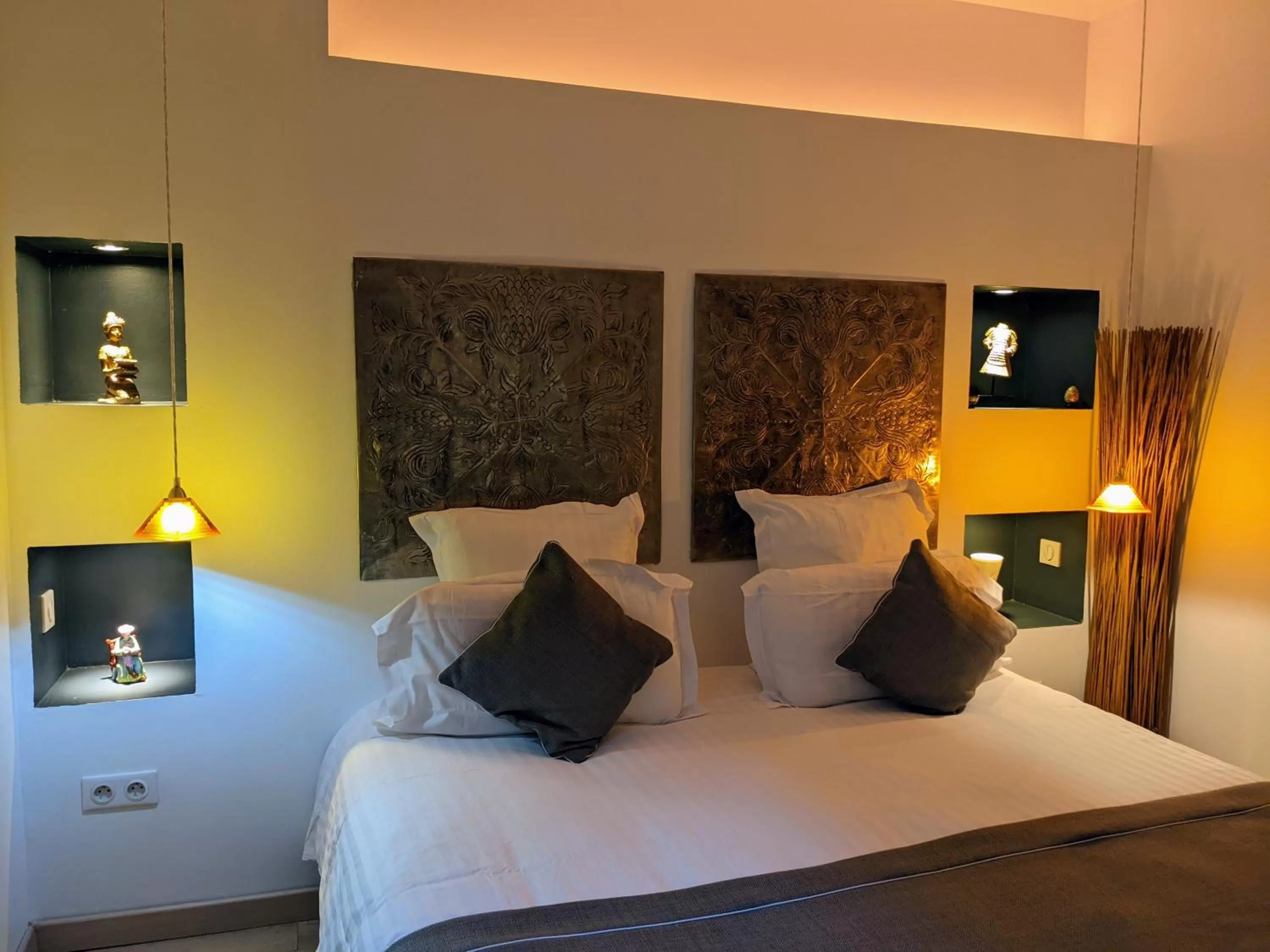 Bedroom, Bed in Chambres d'Hôtes La Filature