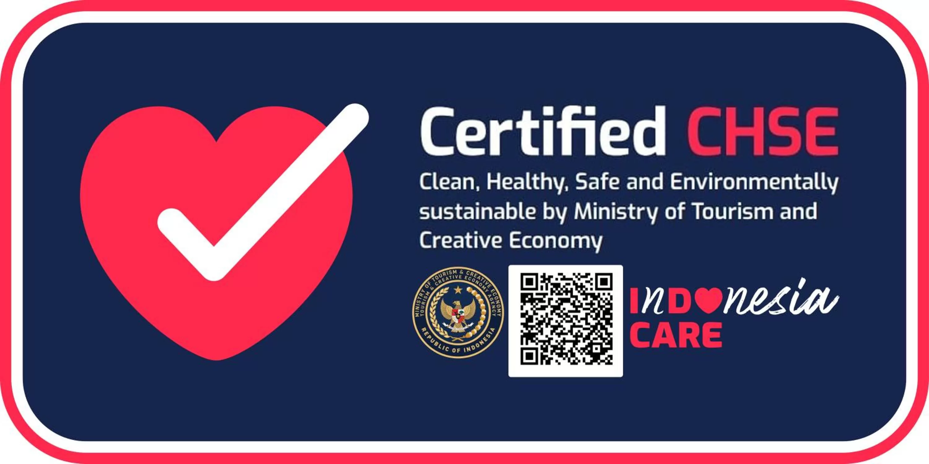 Certificate/Award in The Patra Bali Resort & Villas - CHSE Certified