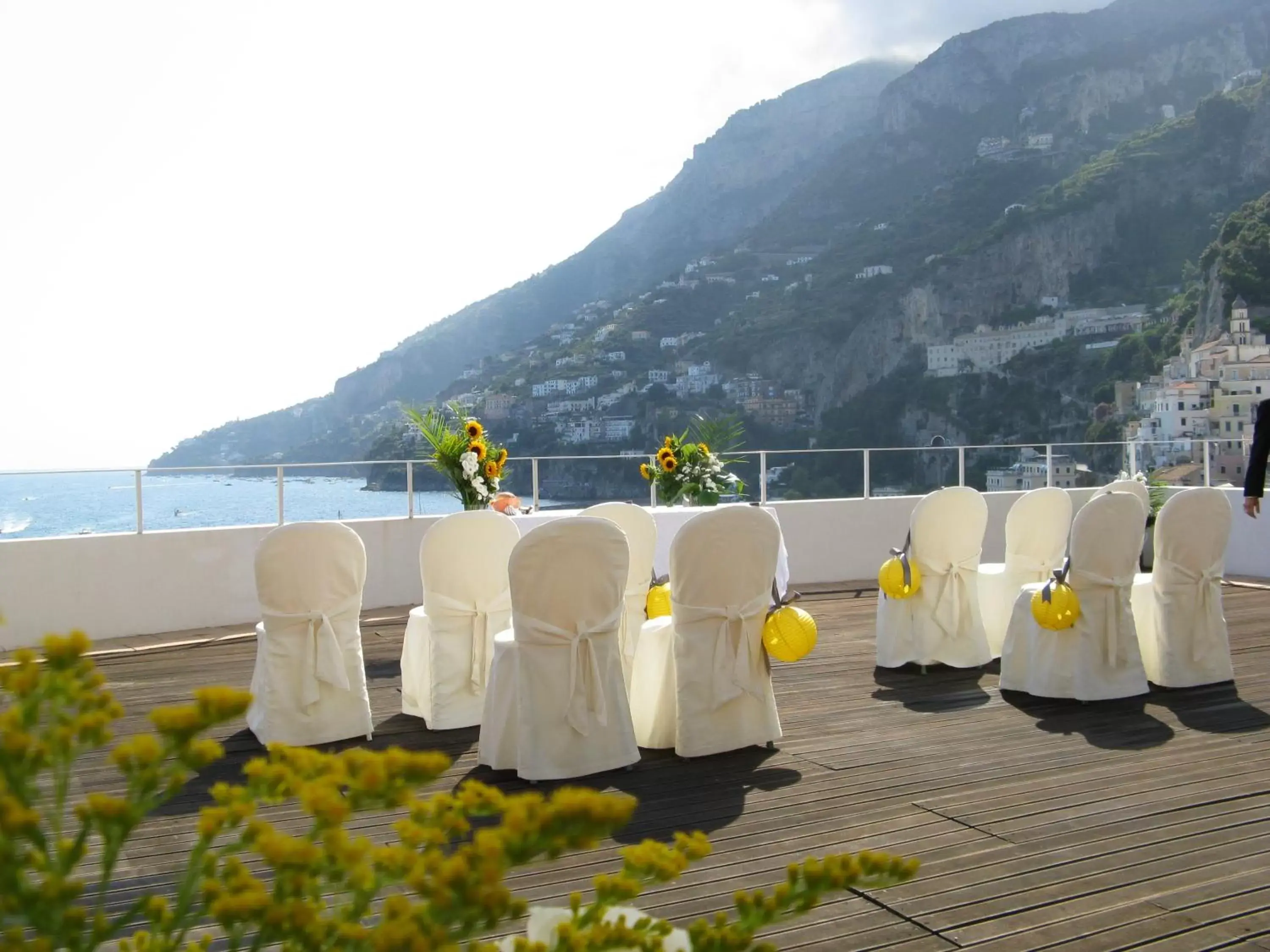 Balcony/Terrace, Banquet Facilities in Hotel Marina Riviera