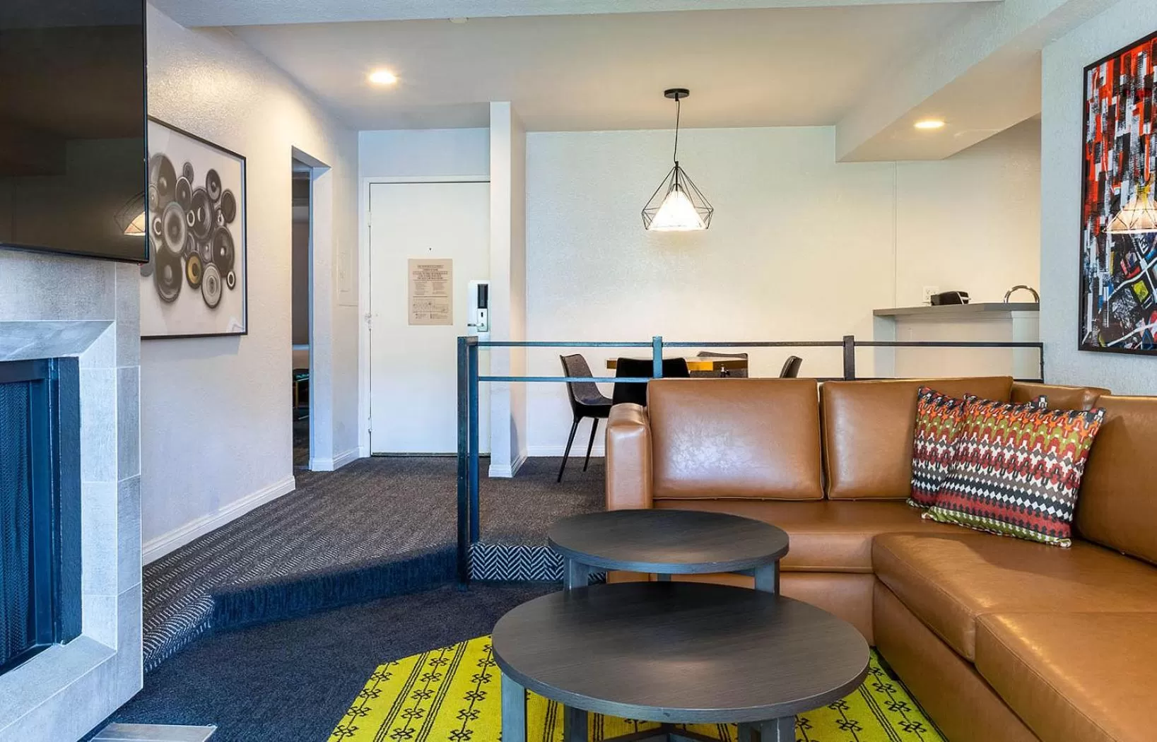 Living room in Montrose at Beverly Hills