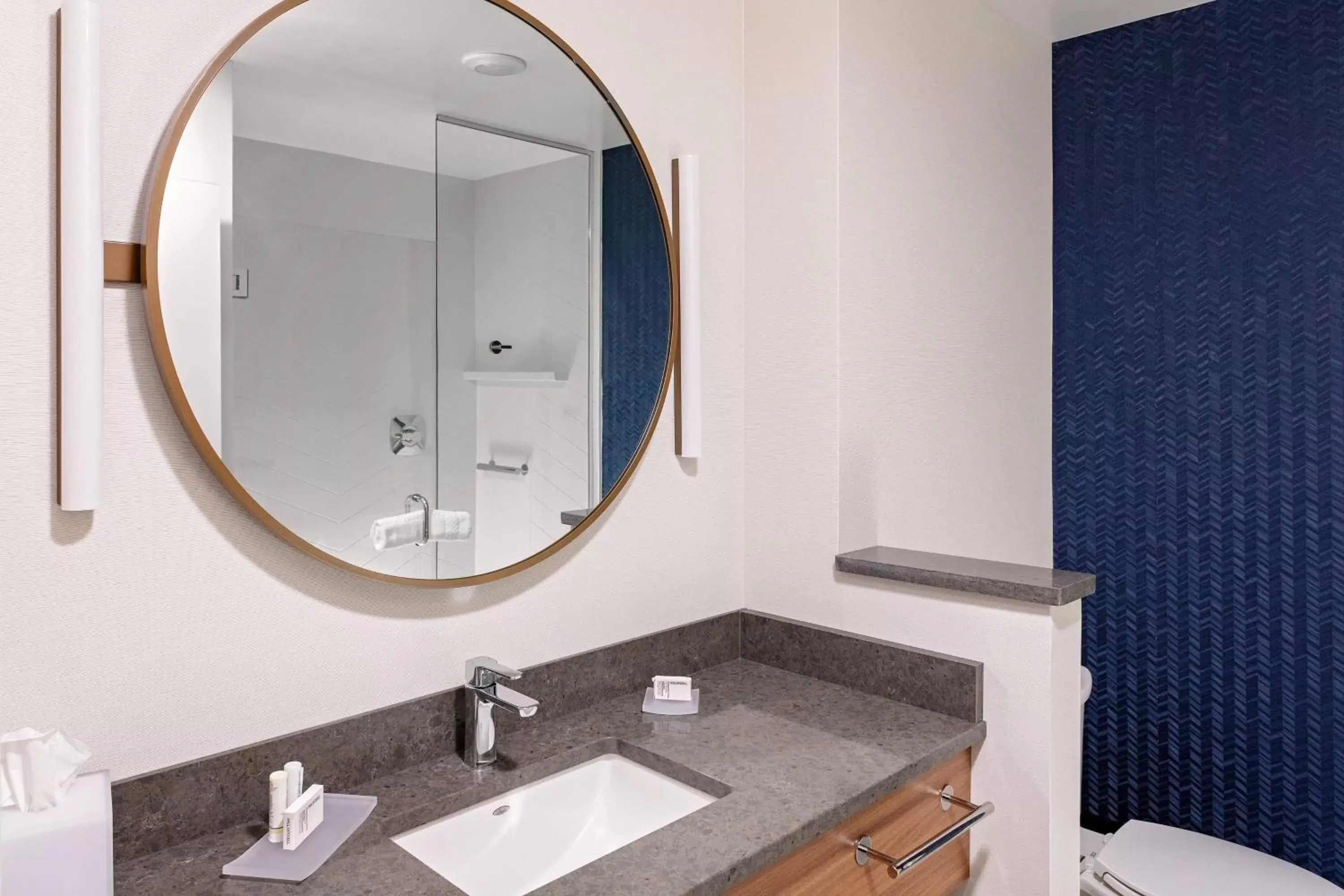 Bathroom in Fairfield Inn & Suites by Marriott Queensbury Glens Falls/Lake George