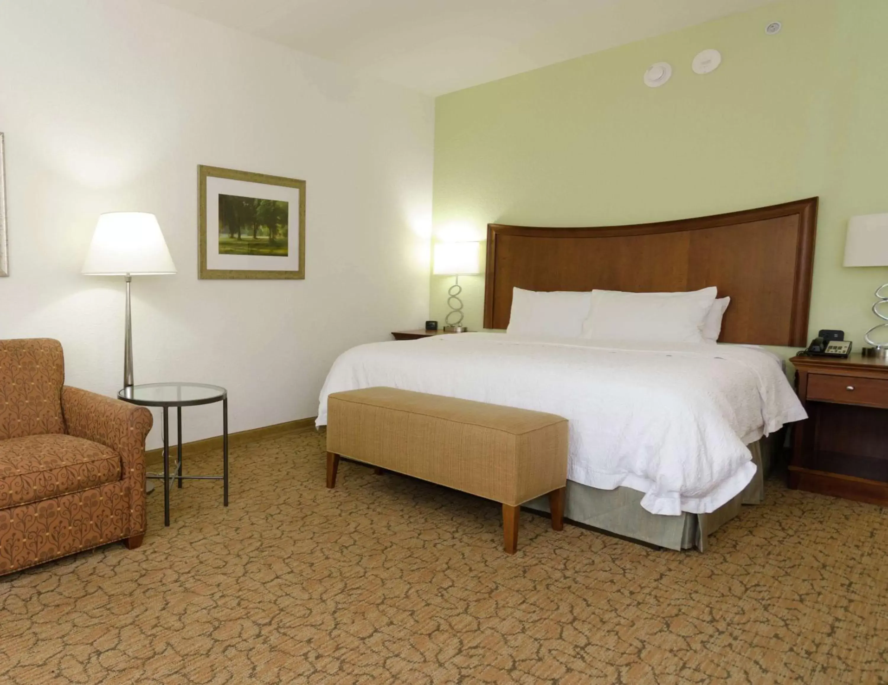 Living room, Bed in Hampton Inn Hickory