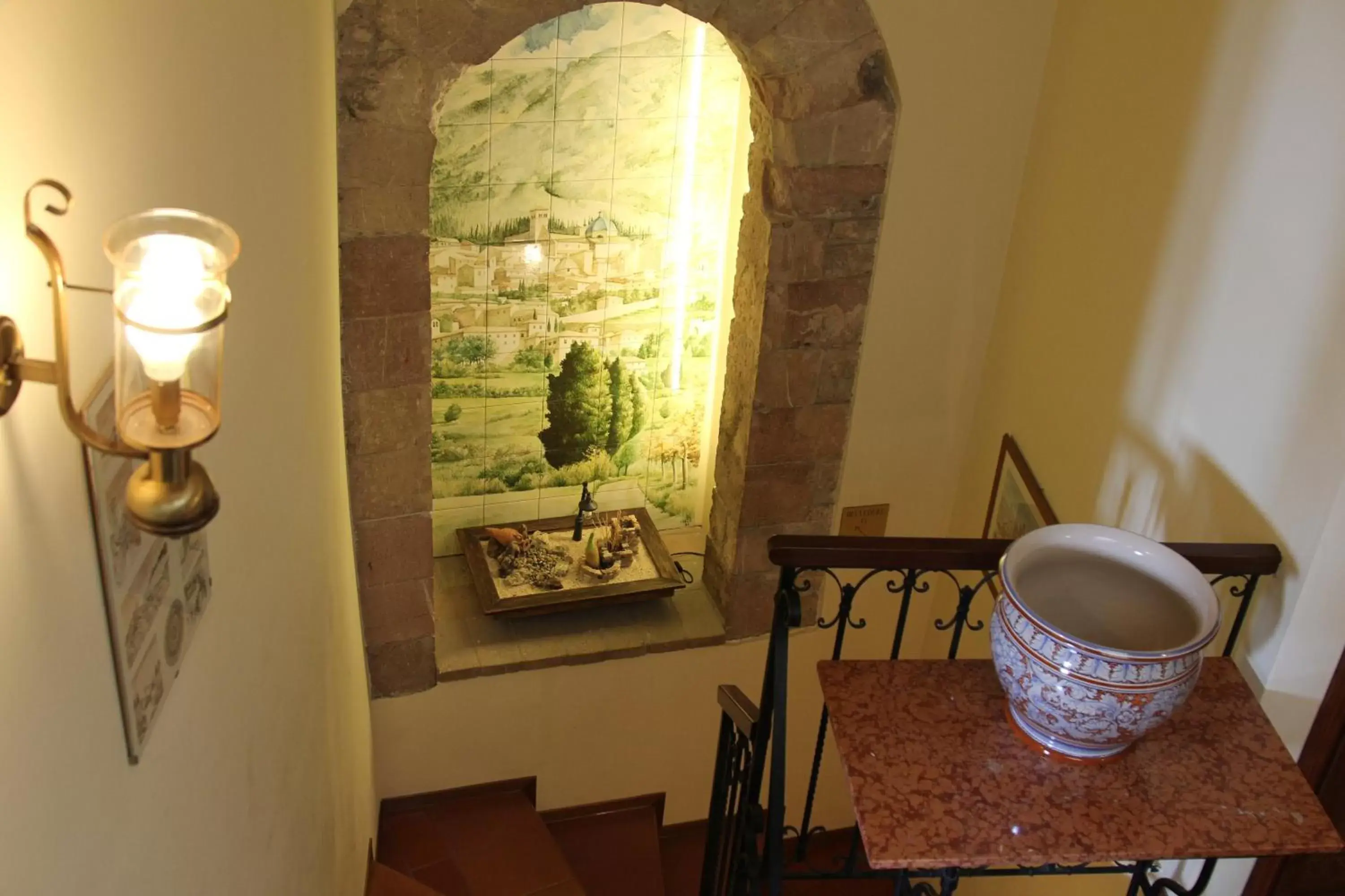 Decorative detail, Seating Area in Hotel Trattoria Pallotta