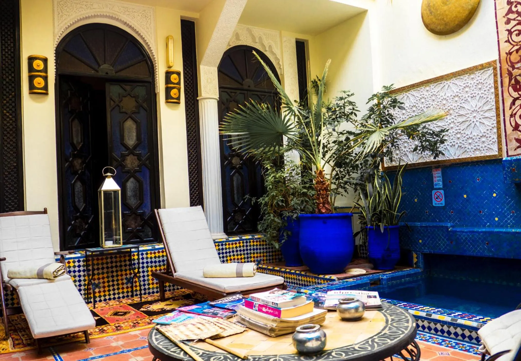 Garden in Riad 58 Blu