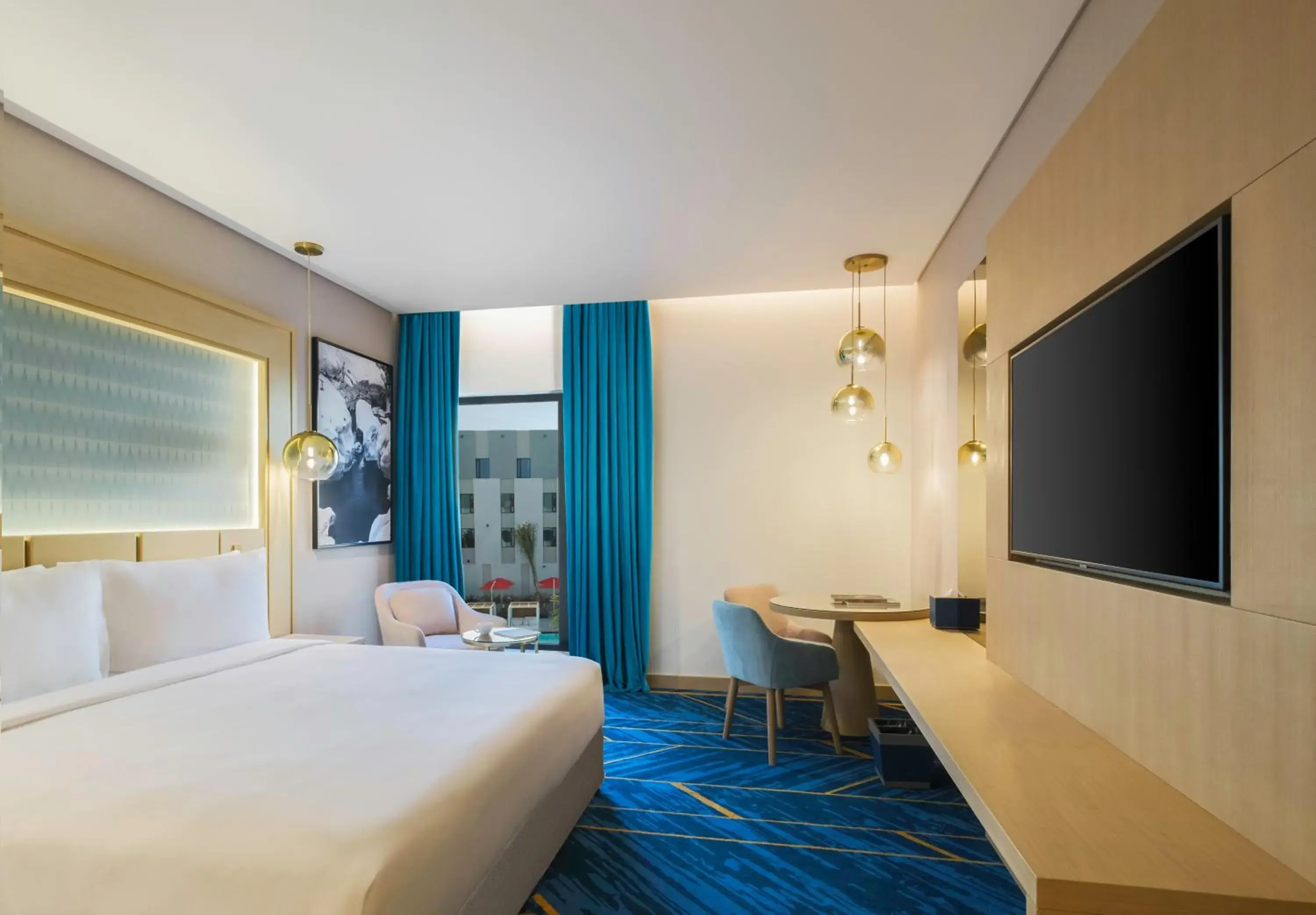 Bedroom, TV/Entertainment Center in Avani Muscat Hotel & Suites