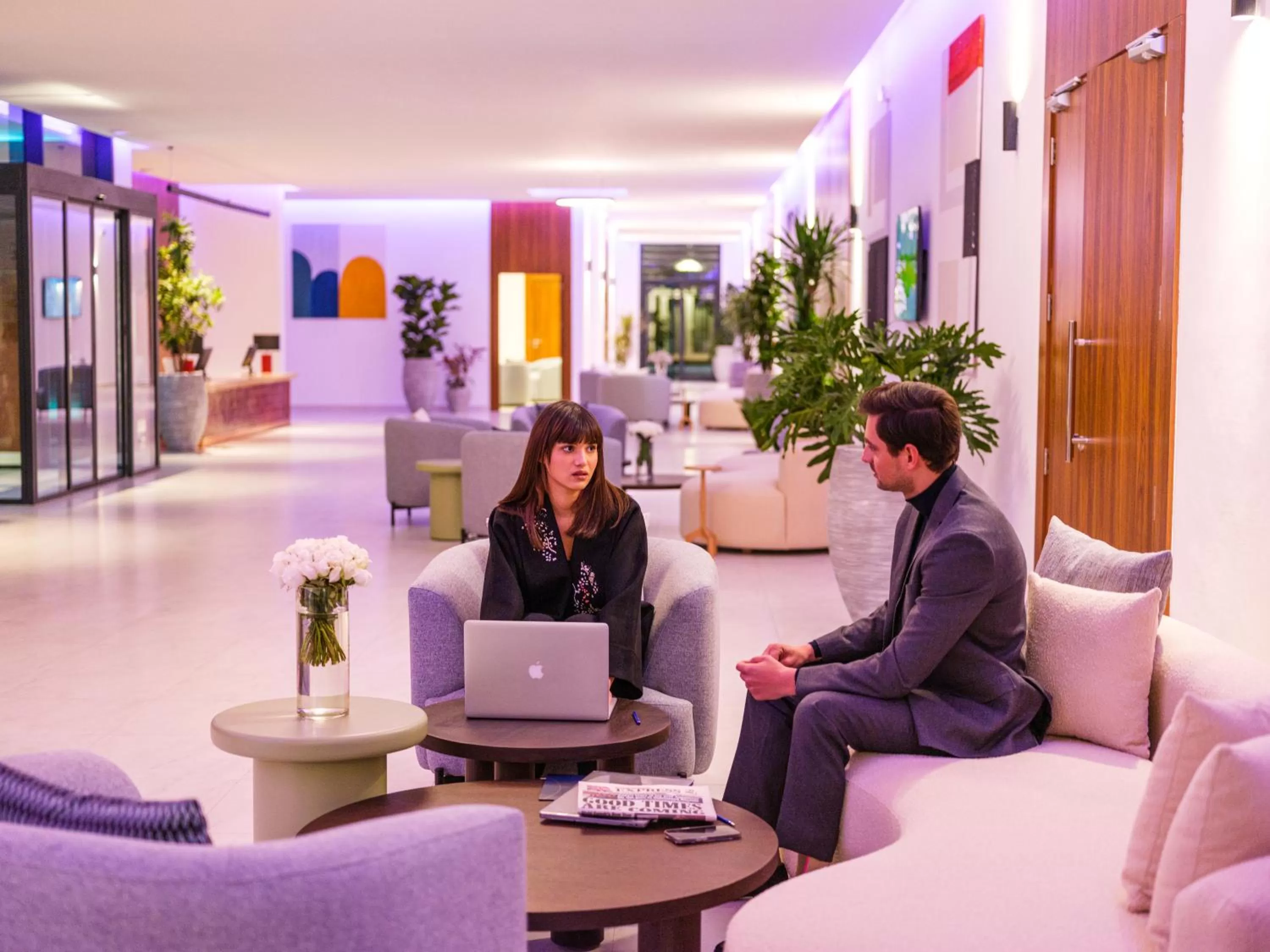 Communal lounge/ TV room in The View Bouznika