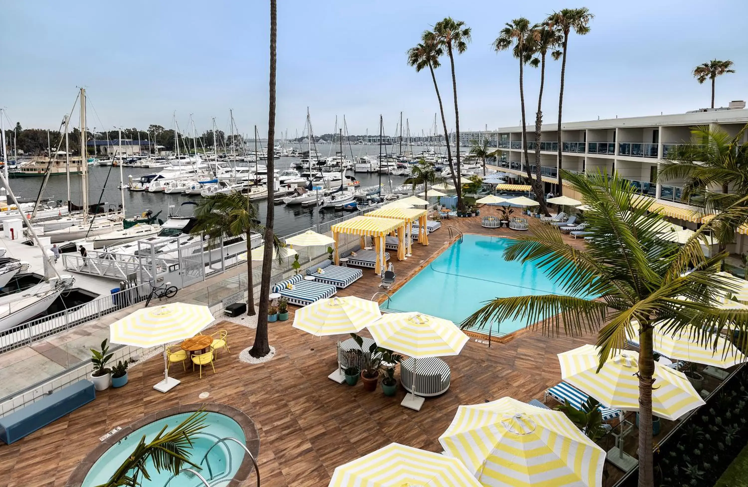View (from property/room), Pool View in Marina del Rey Hotel