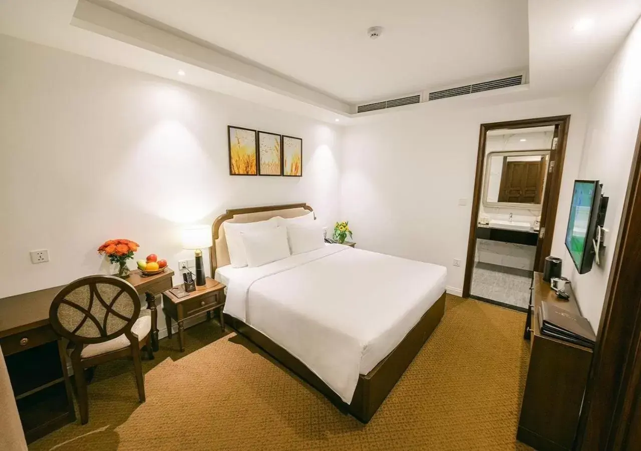 Bed in Marigold Hotel Hanoi Bed in Marigold Hotel Hanoi