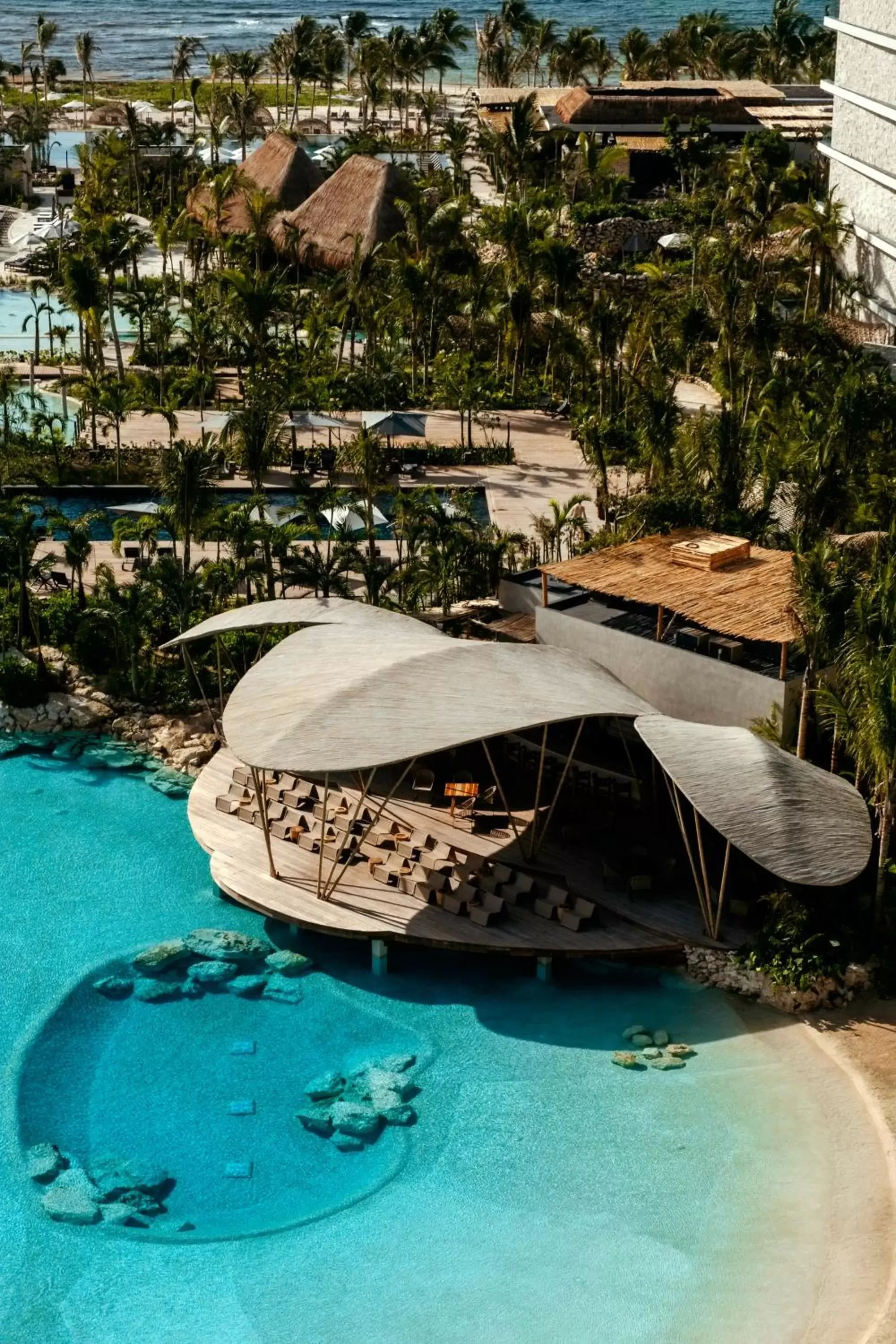 Restaurant/places to eat, Bird's-eye View in Secrets Moxché Playa del Carmen - Adults Only - All Inclusive