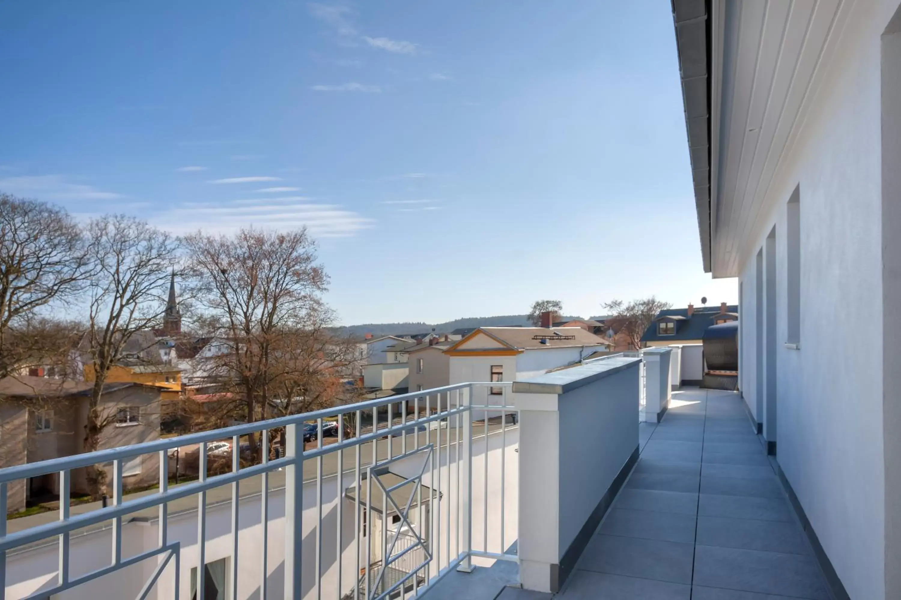 View (from property/room), Balcony/Terrace in Aparthotel Villa Lea