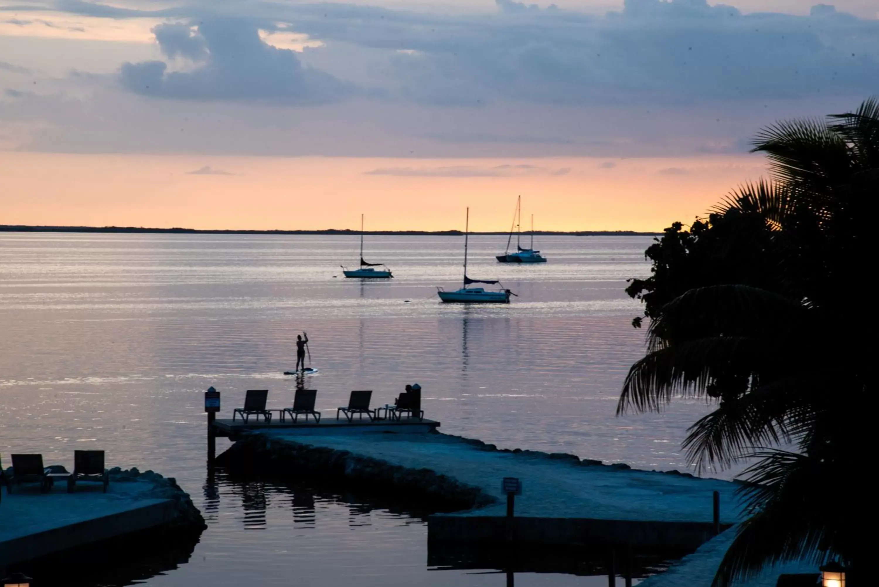 Sunset in Bayside Inn Key Largo