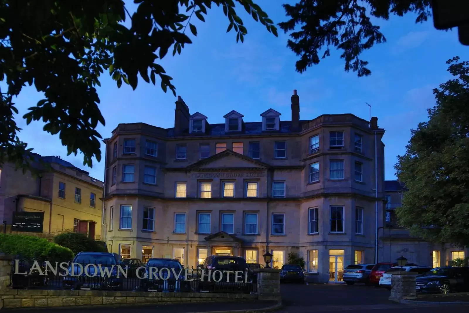 Night, Property Building in Lansdown Grove Hotel