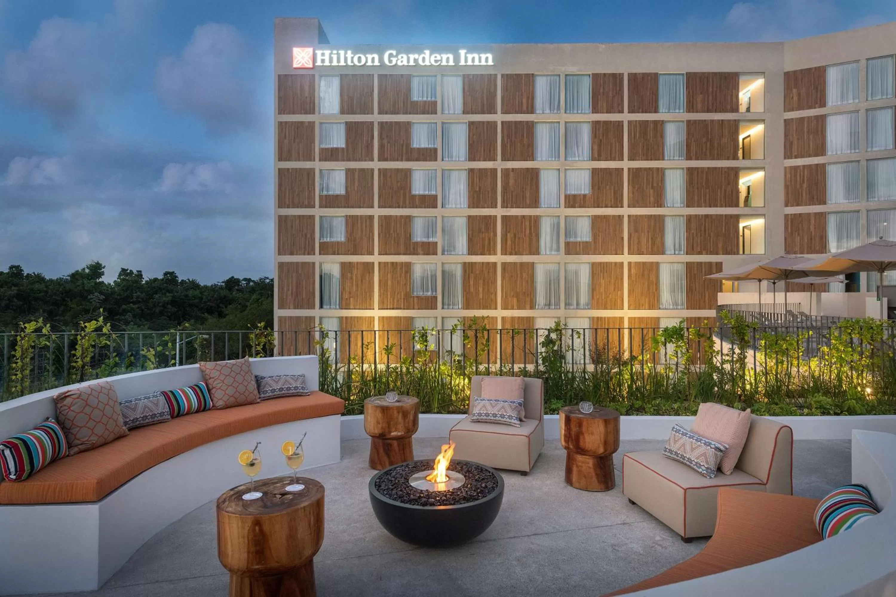 Property building in Hilton Garden Inn Cancun Airport