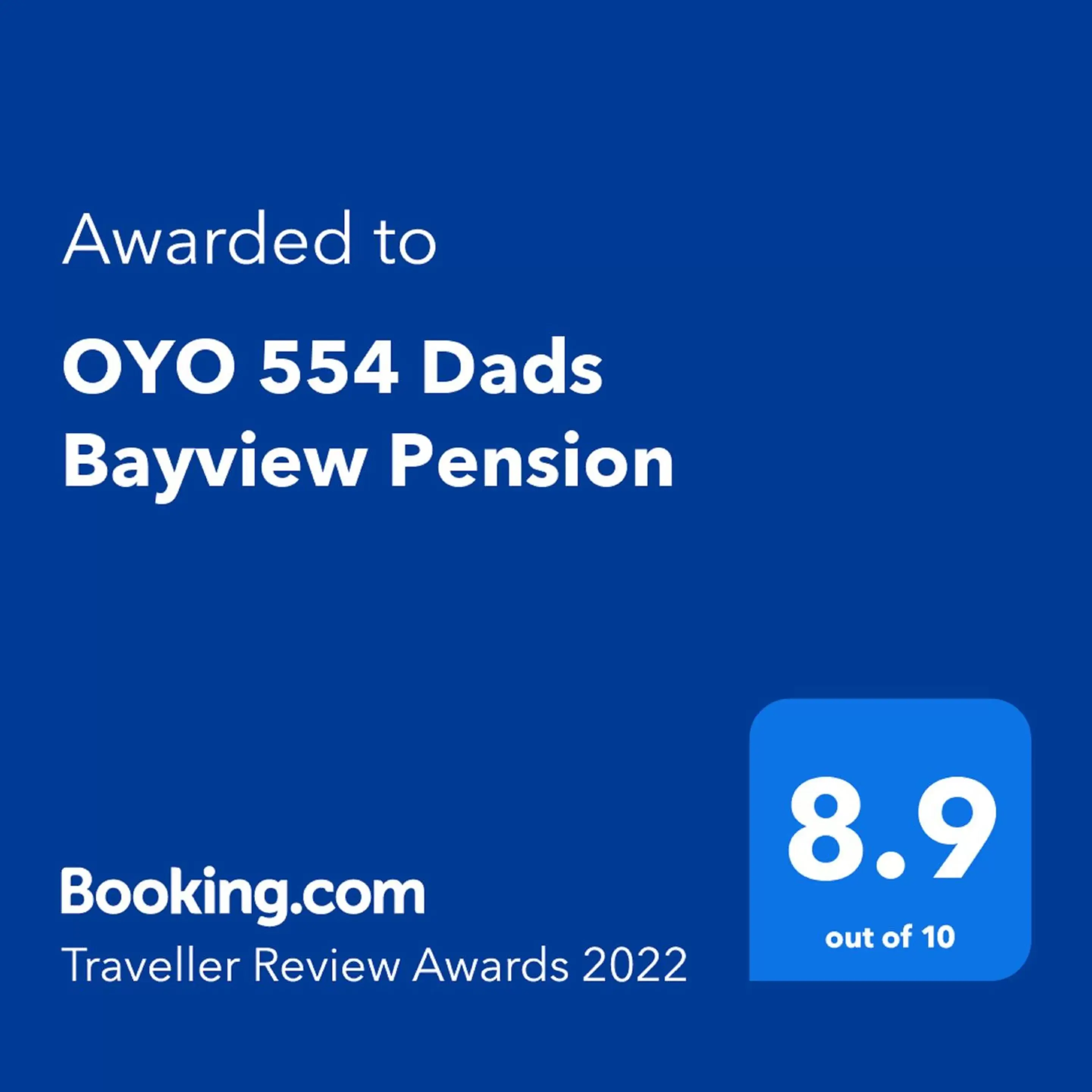 Other, Logo/Certificate/Sign/Award in OYO 554 Dads Bayview Pension