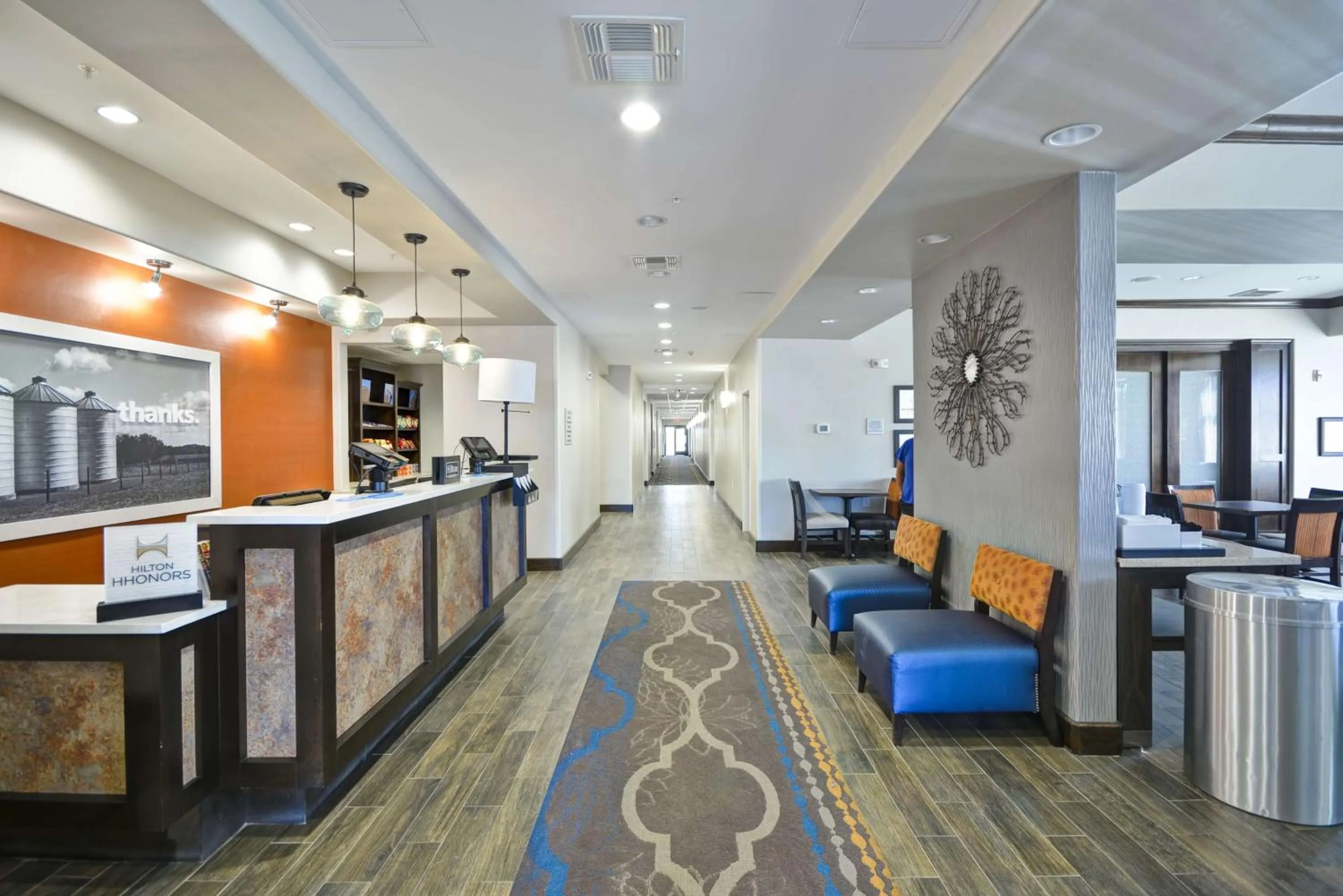 Lobby or reception in Hampton Inn Kenedy