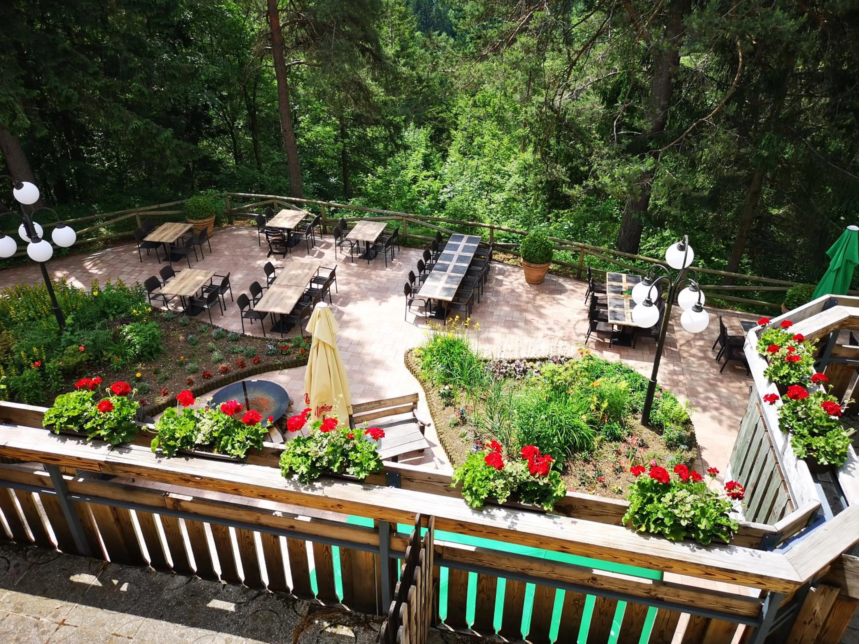 Balcony/Terrace in Ribno Alpine Hotel