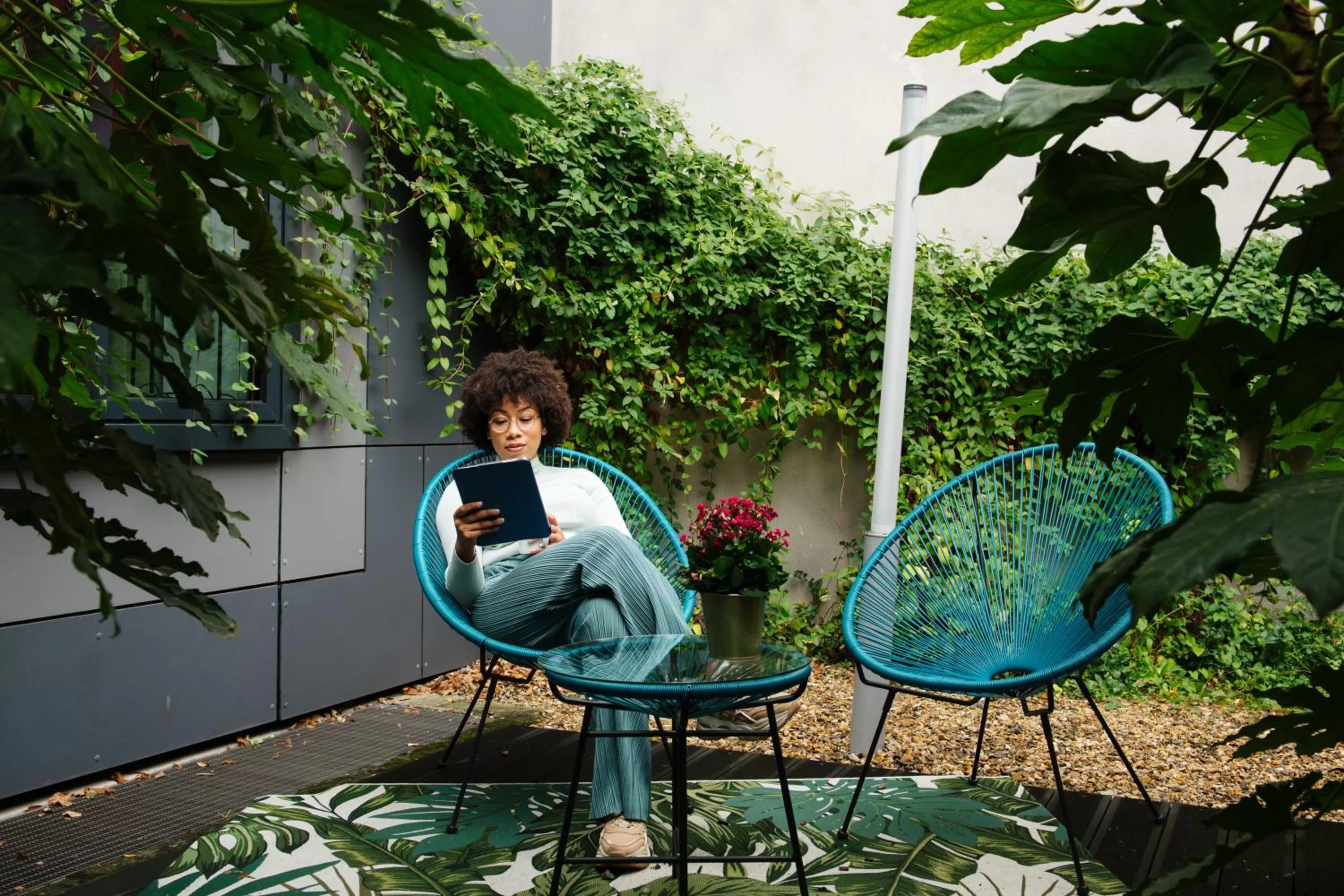 Patio in Aparthotel Adagio Access Paris Reuilly