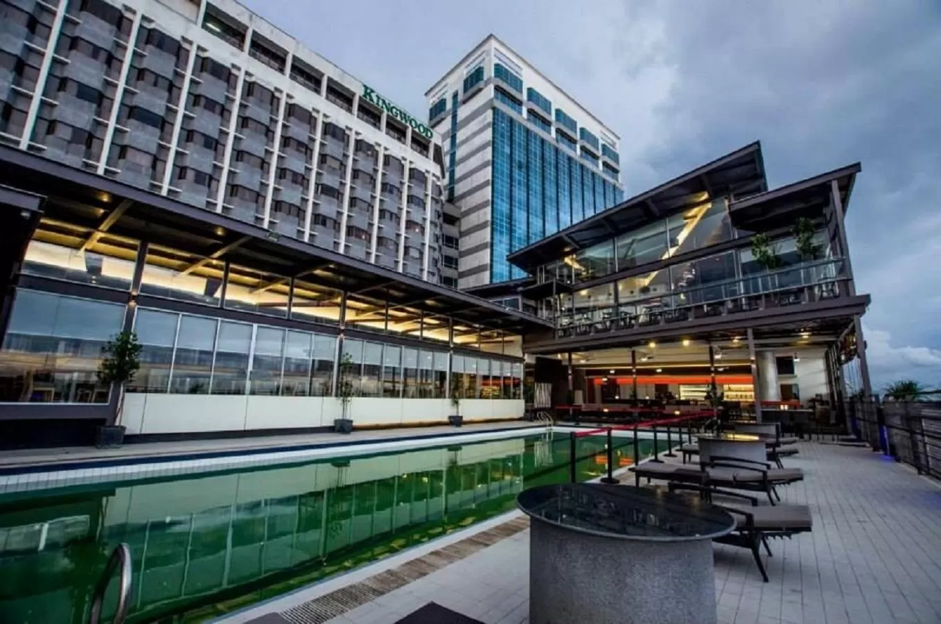 Swimming pool in Kingwood Hotel Sibu