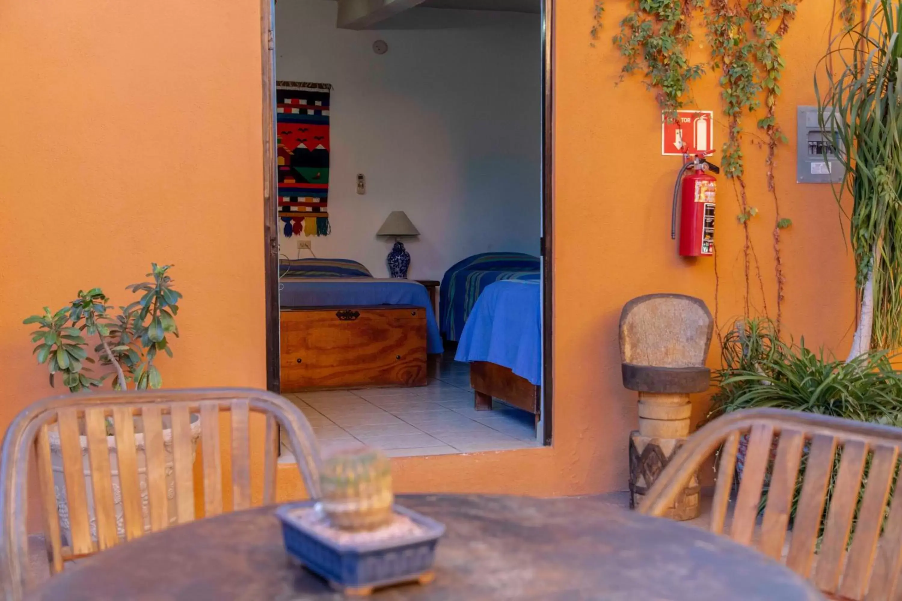 Seating area in Hotel Posada Luna Sol