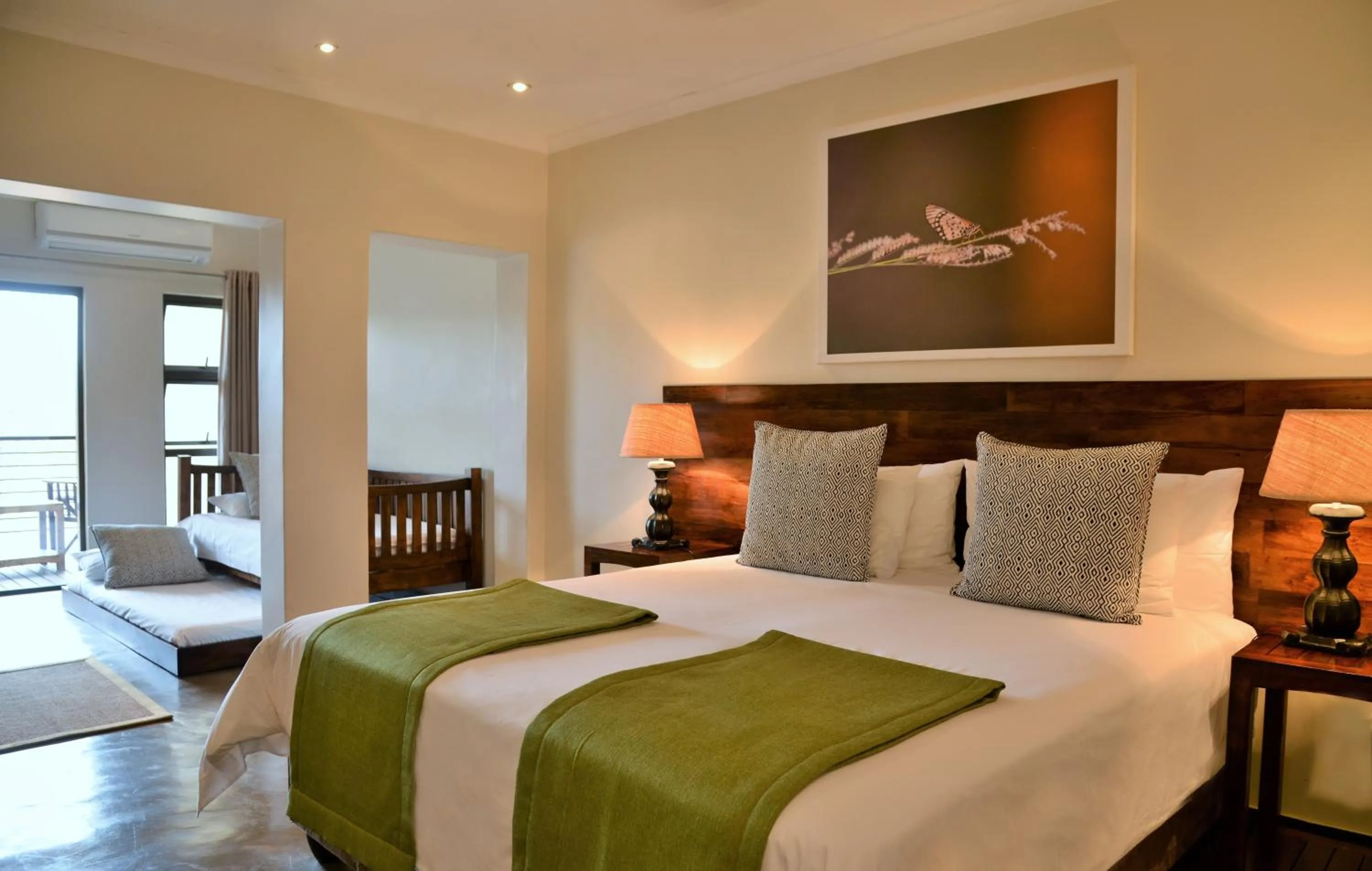 Bed in Bushveld Terrace Safari Hotel, Lodge & Spa
