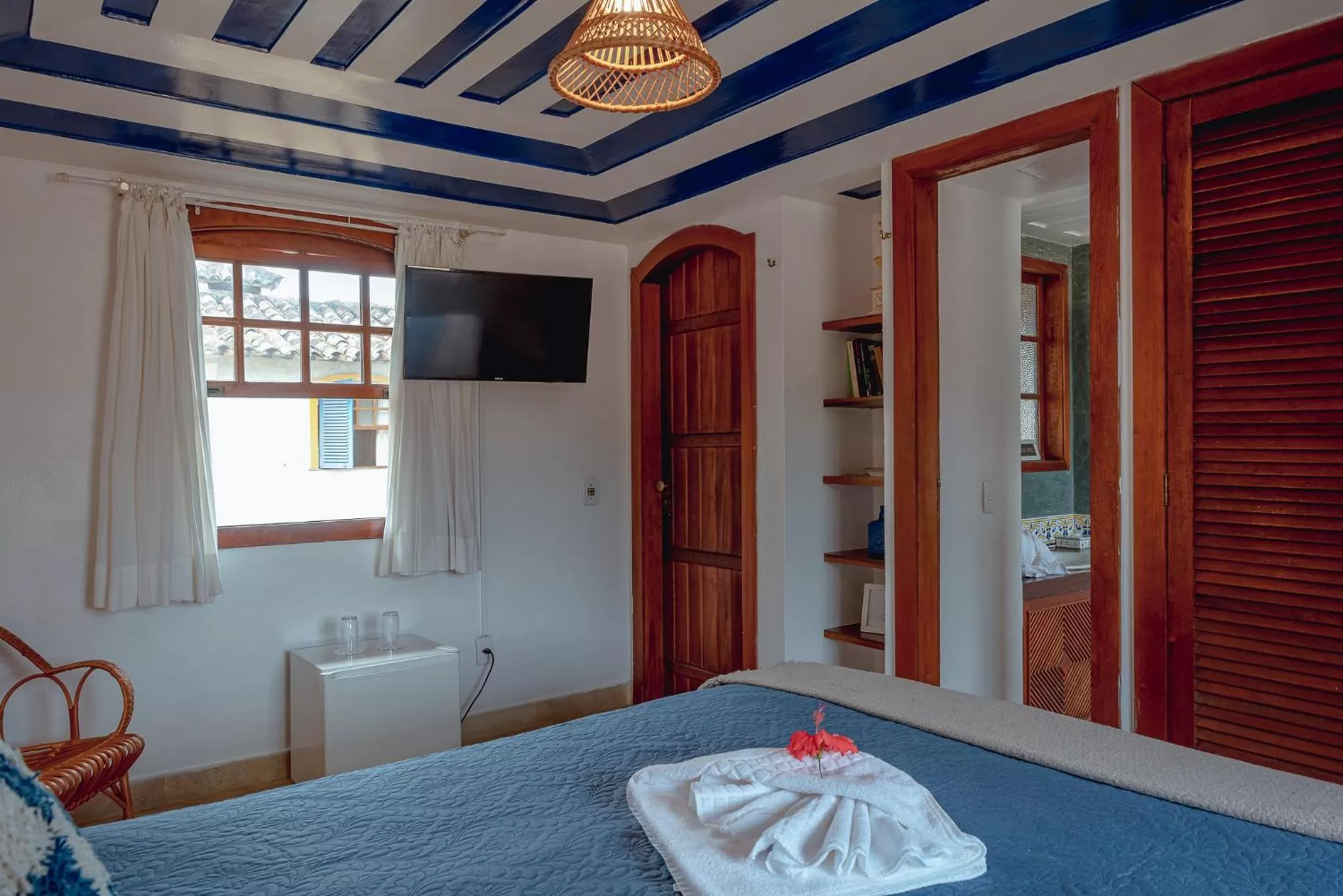 Bed in Pousada Blanca Mar