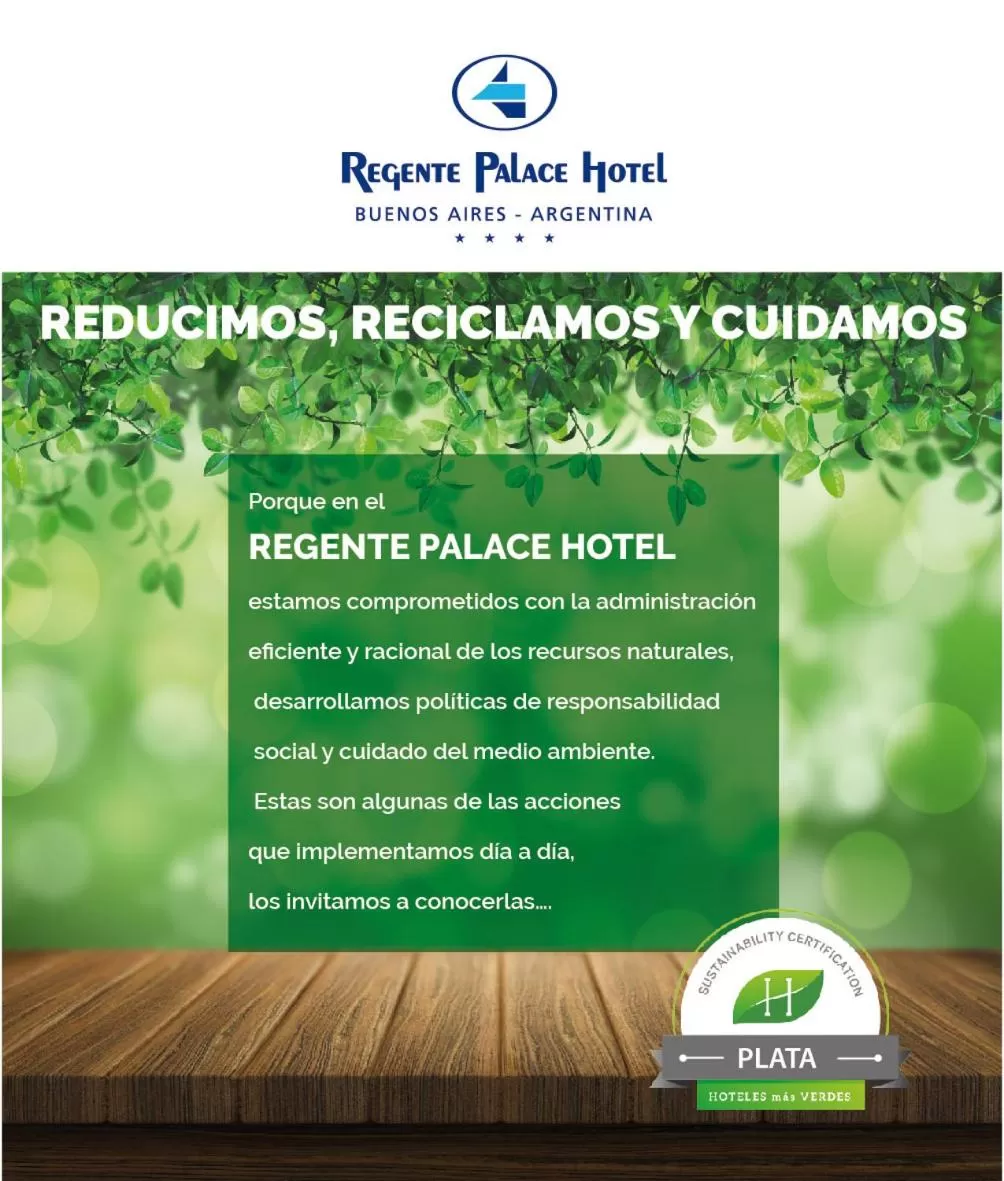 Certificate/Award in Regente Palace Hotel