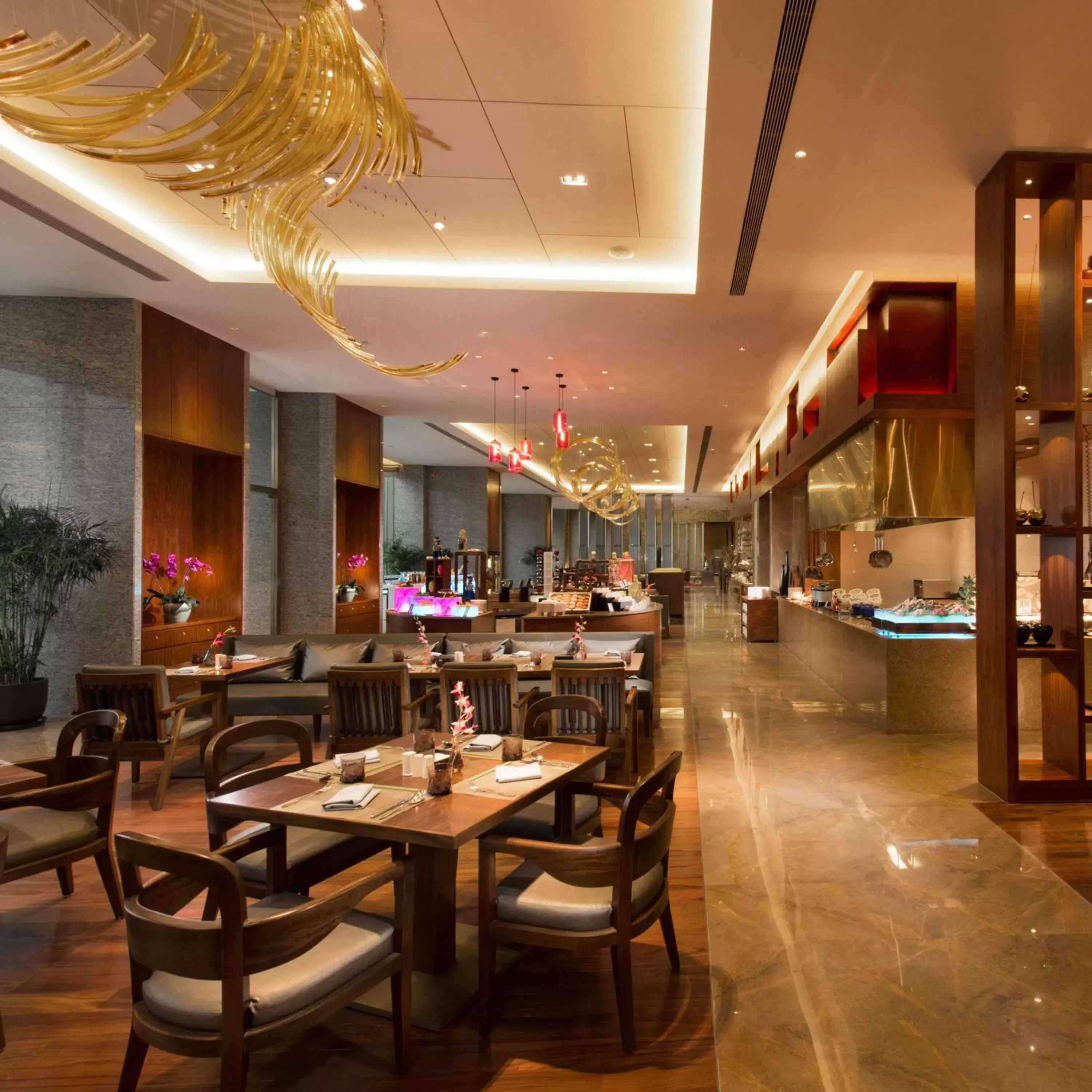 Restaurant/places to eat in Hilton Yantai Golden Coast Restaurant/places to eat in Hilton Yantai Golden Coast