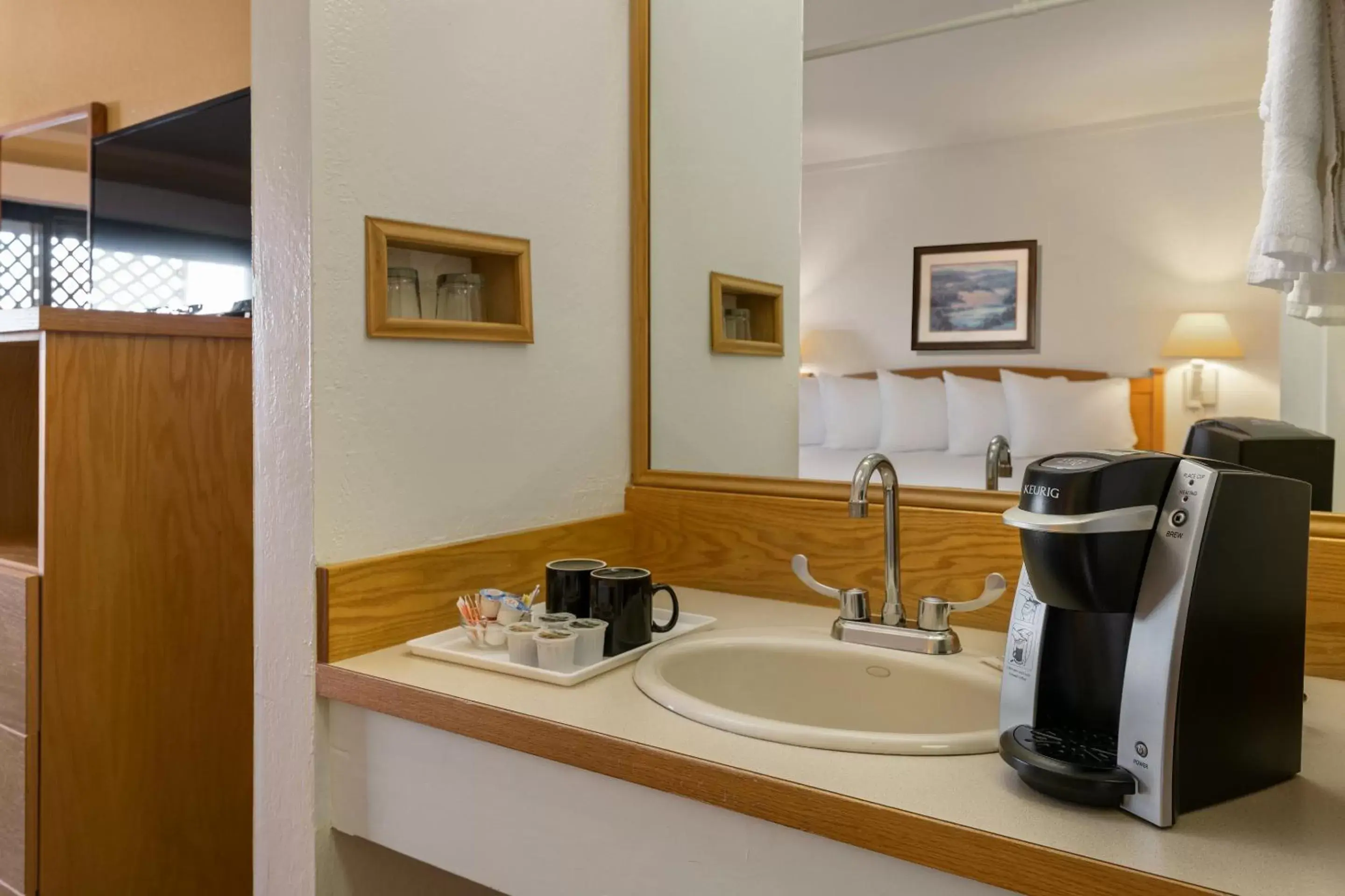 Bathroom in Harbor Lite Lodge