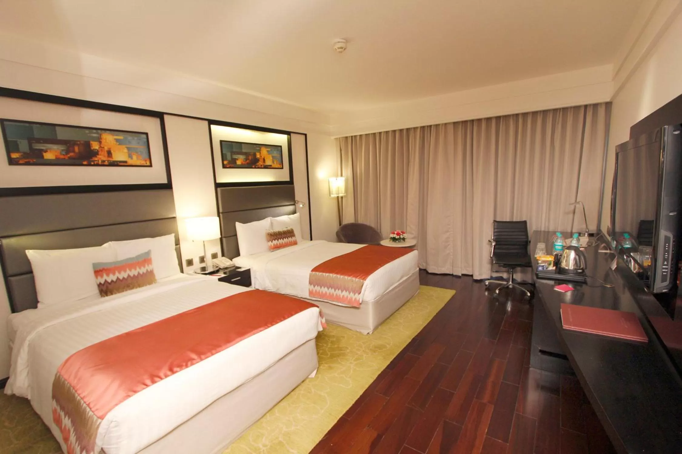 Bedroom, Bed in Crowne Plaza Pune City Centre by IHG