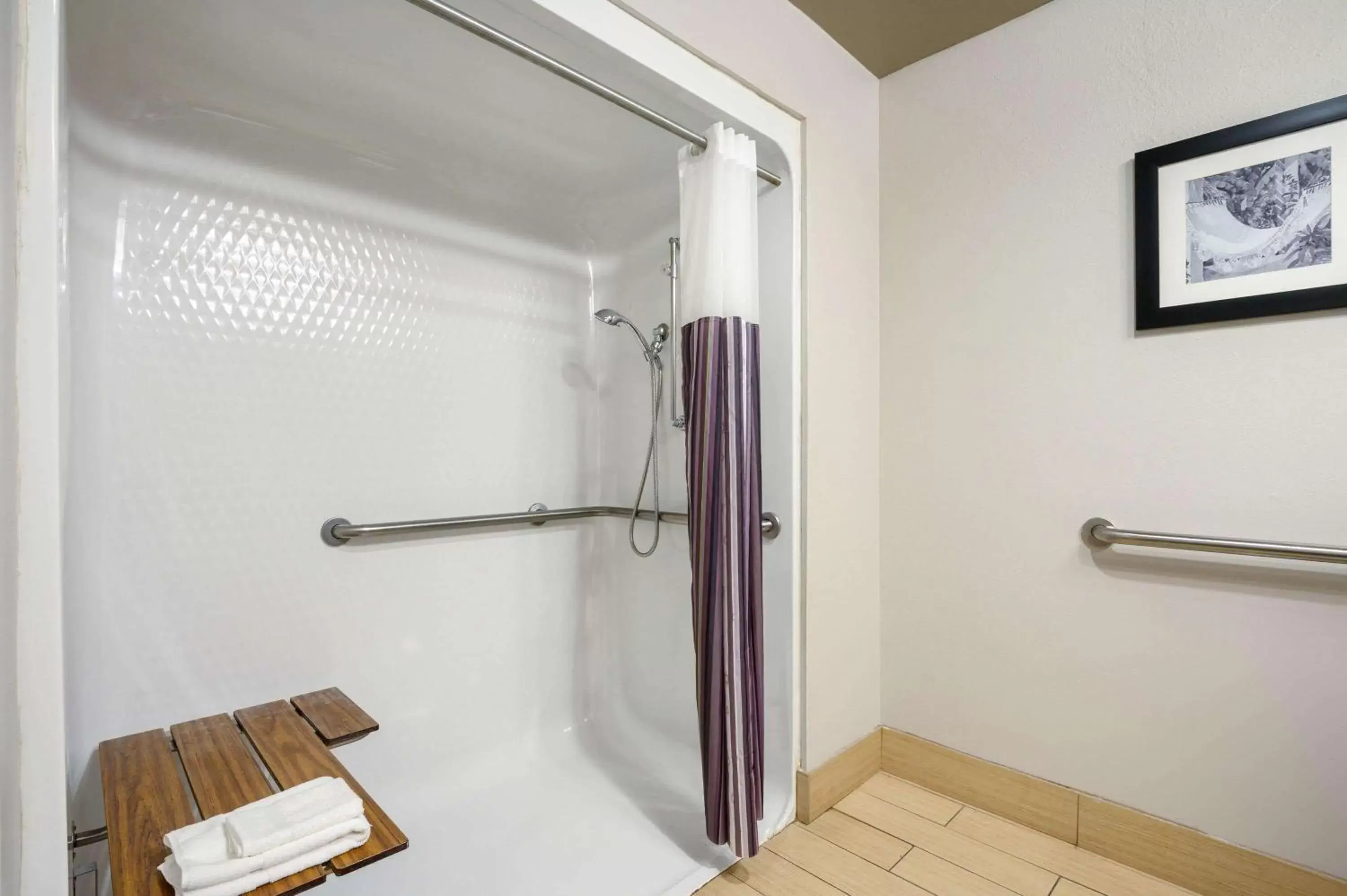 Shower, Bathroom in La Quinta Inn by Wyndham North Myrtle Beach