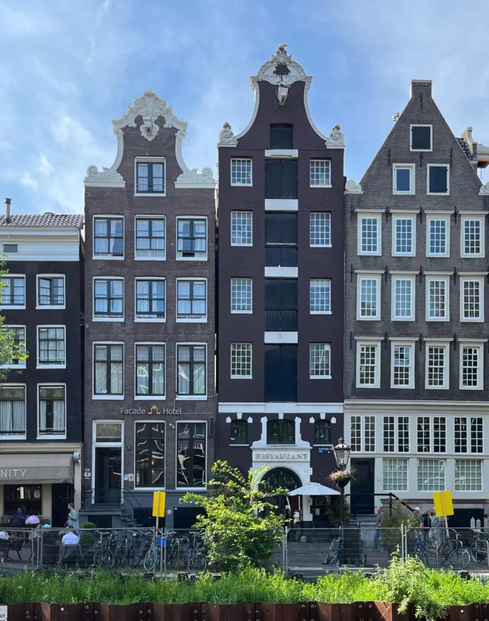 Property Building in Facade Hotel Amsterdam