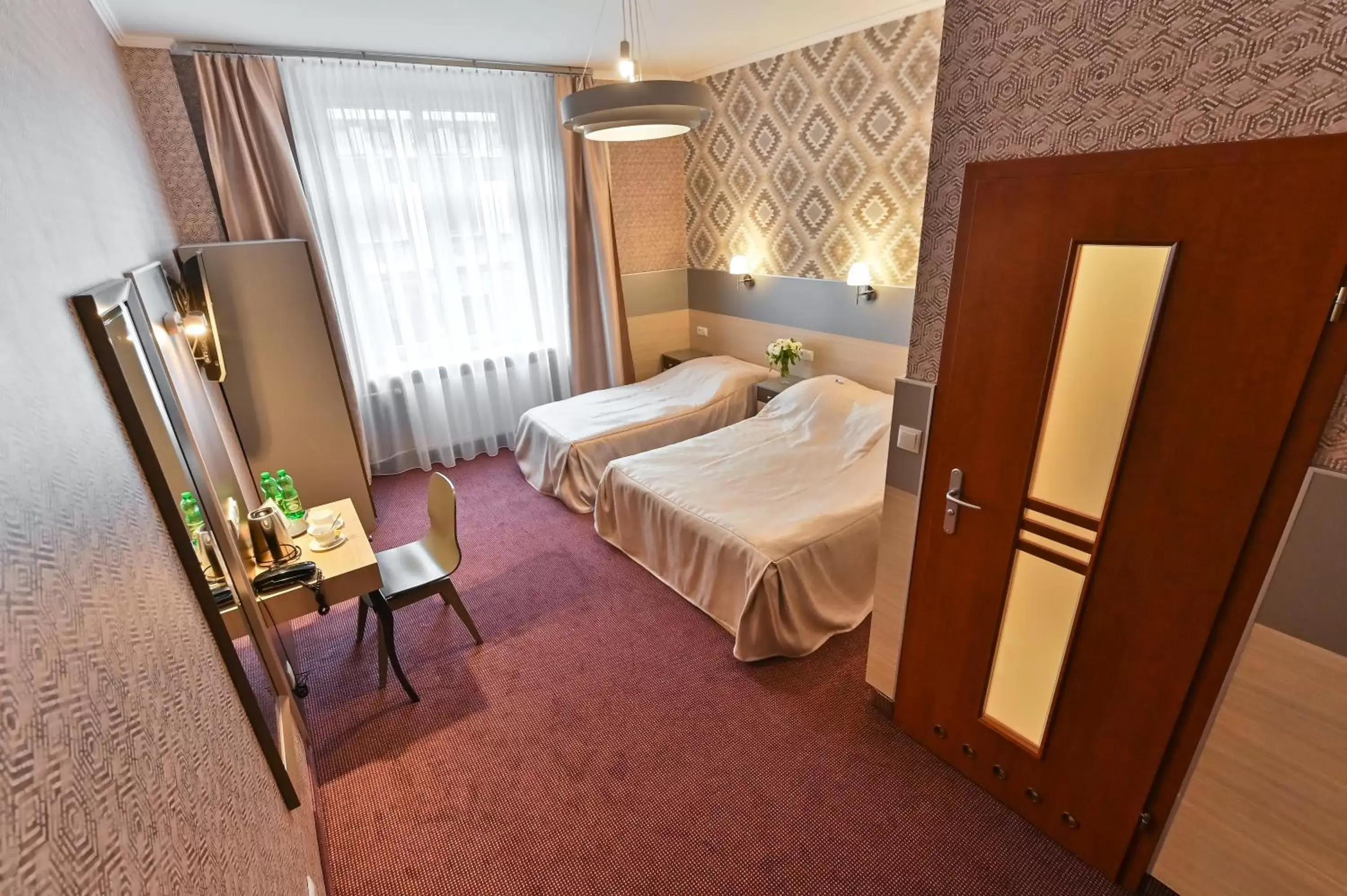 Bed in Hotel Kazimierz