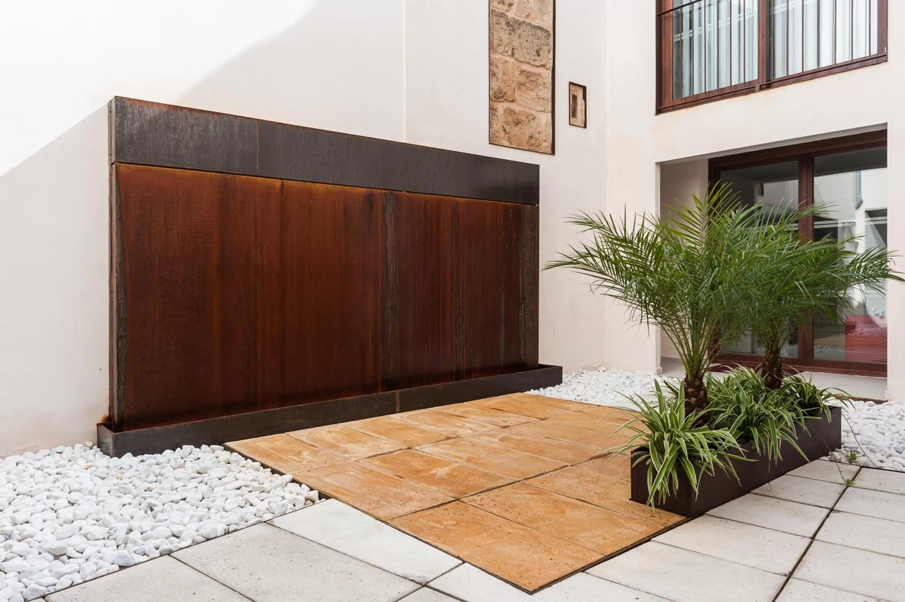 Patio in Can Vent Boutique Hotel