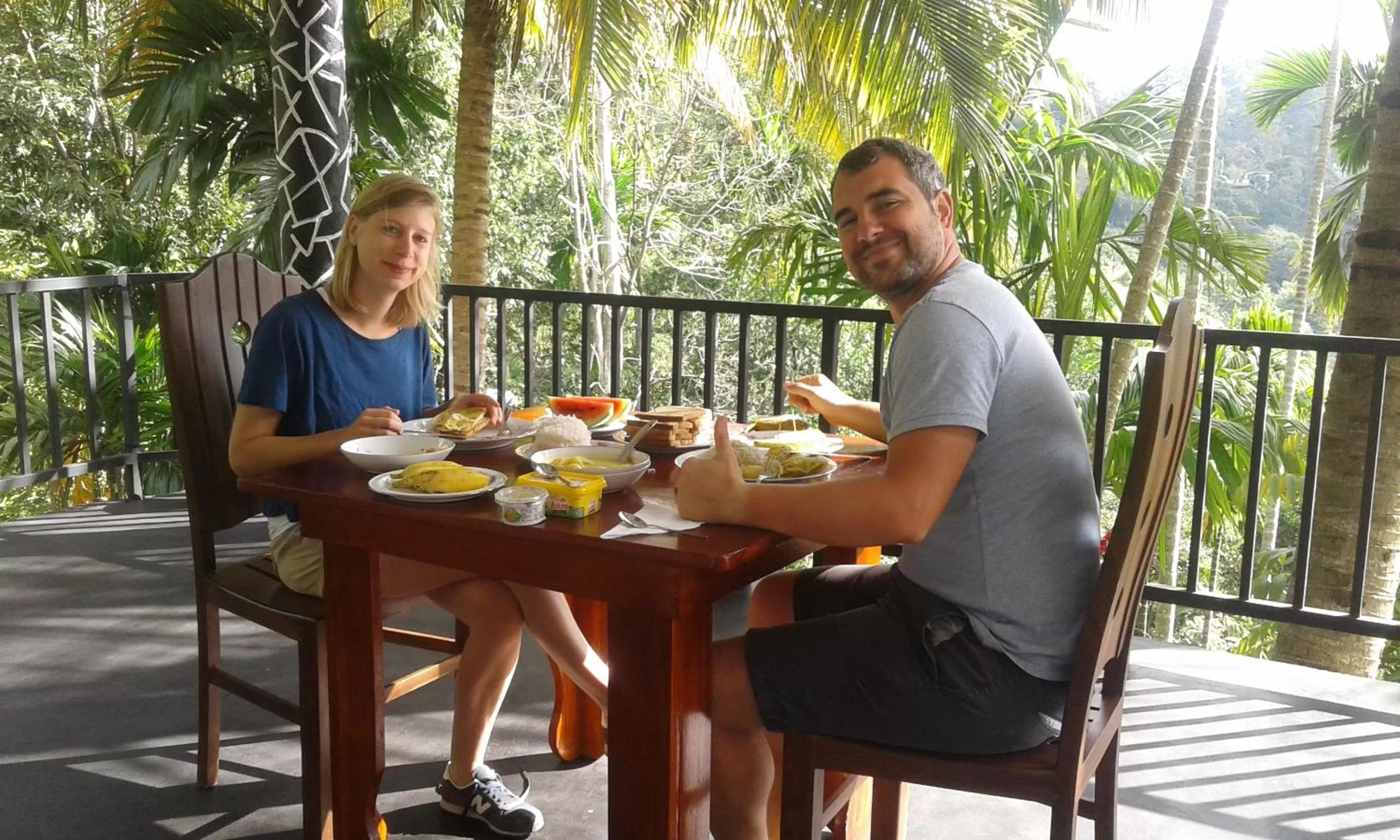 Asian breakfast in Different View