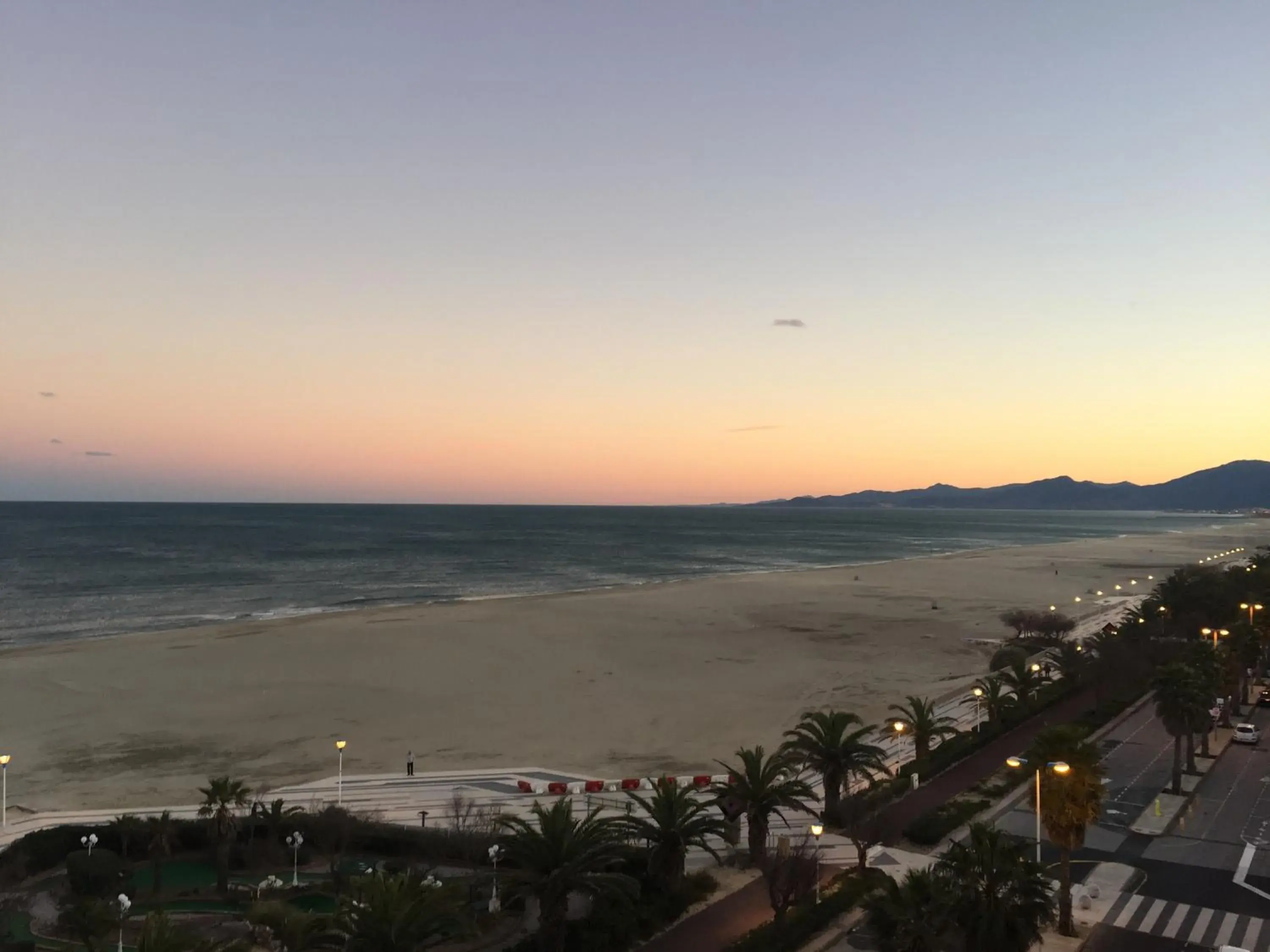 Sea view in Best Western Hotel Canet-Plage