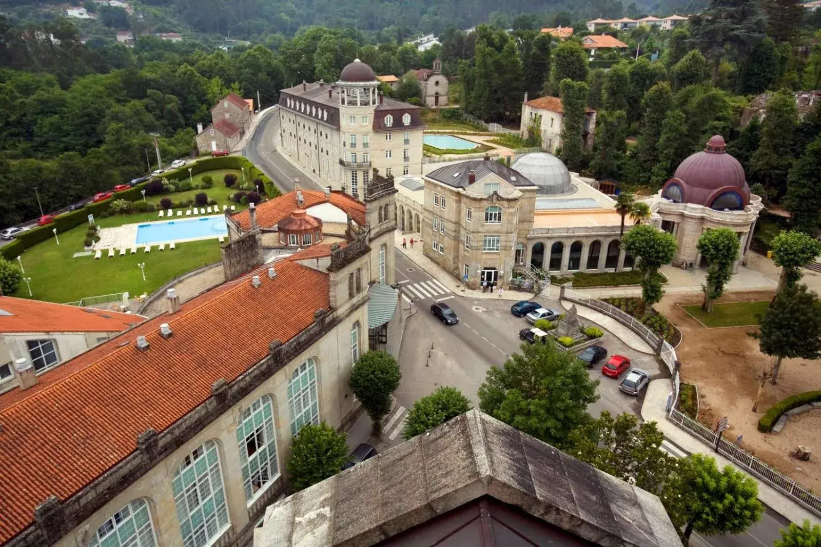 Bird's-eye View in Balneario de Mondariz