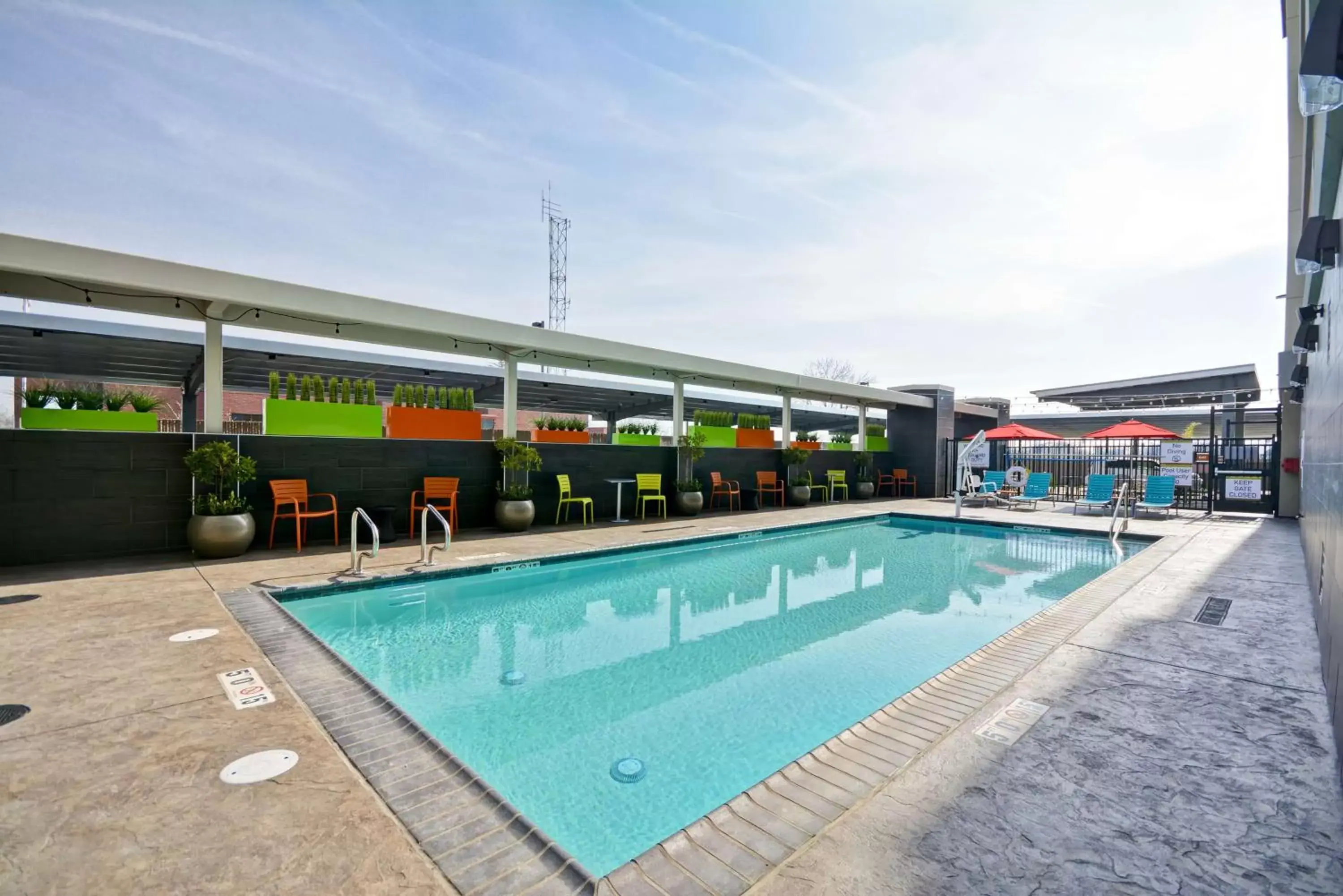 Pool view, Swimming Pool in Home2 Suites By Hilton Hanford Lemoore