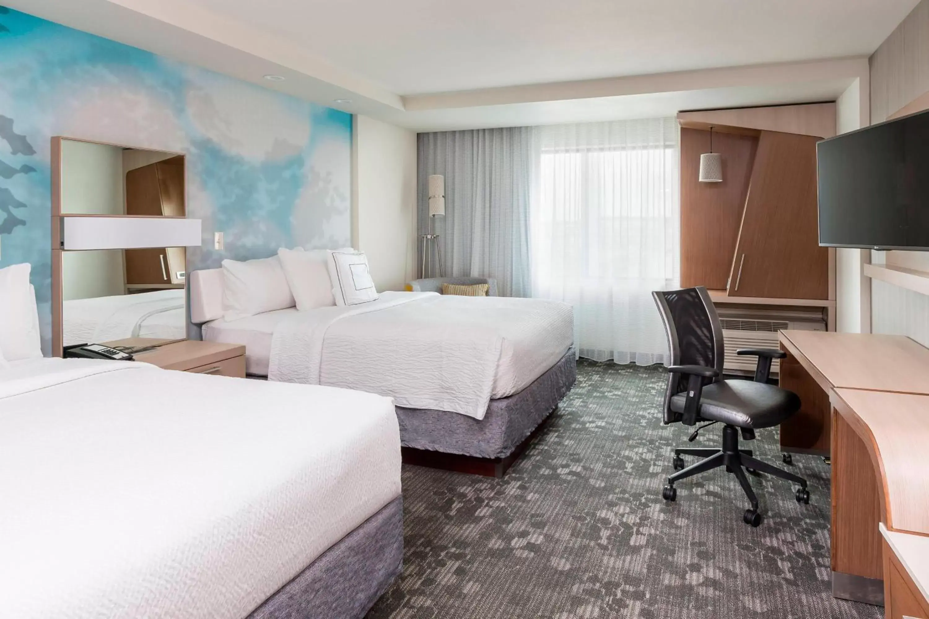 Photo of the whole room, Bed in Courtyard by Marriott Bismarck North