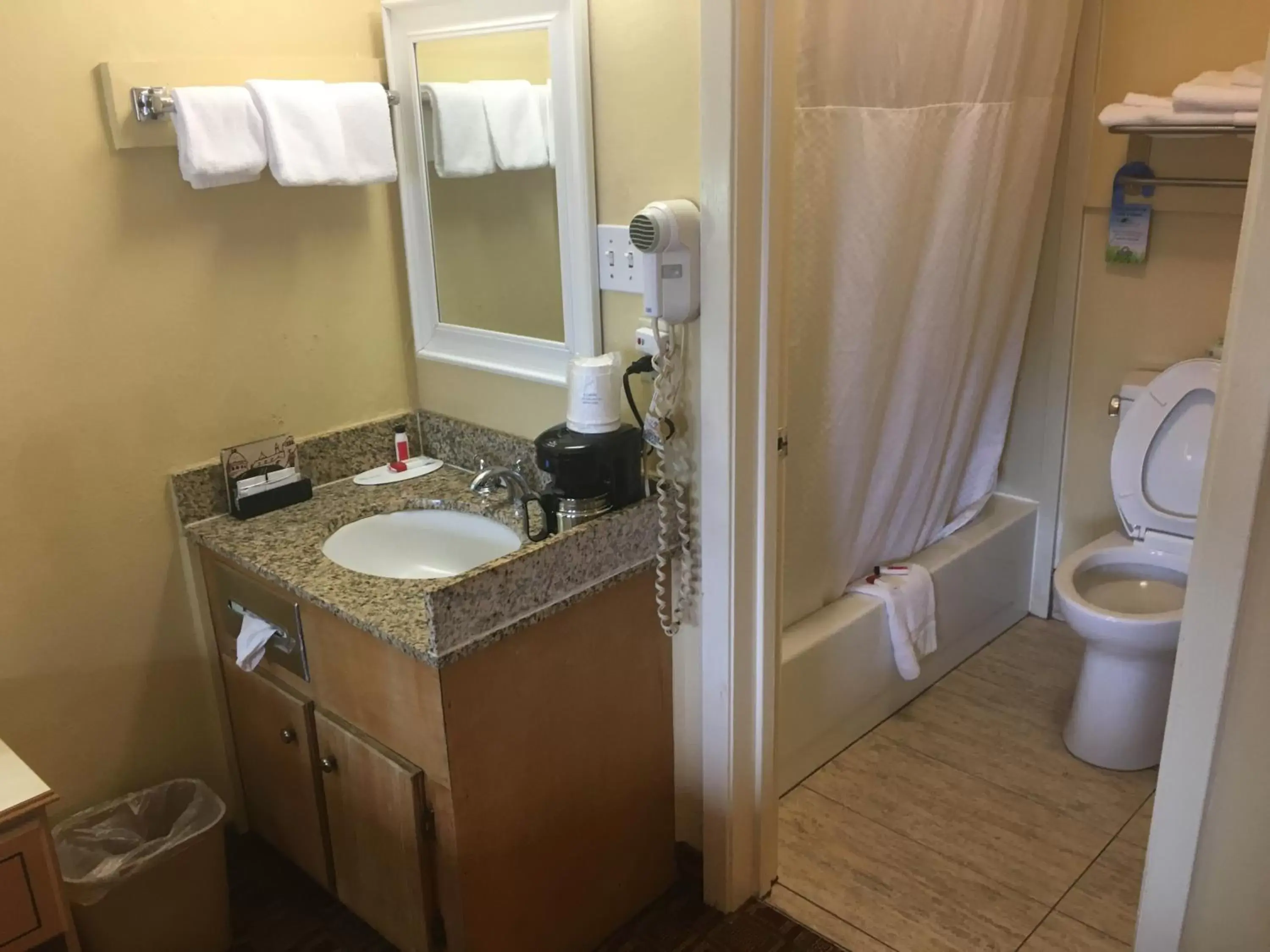 Bathroom in Days Inn by Wyndham Yazoo City