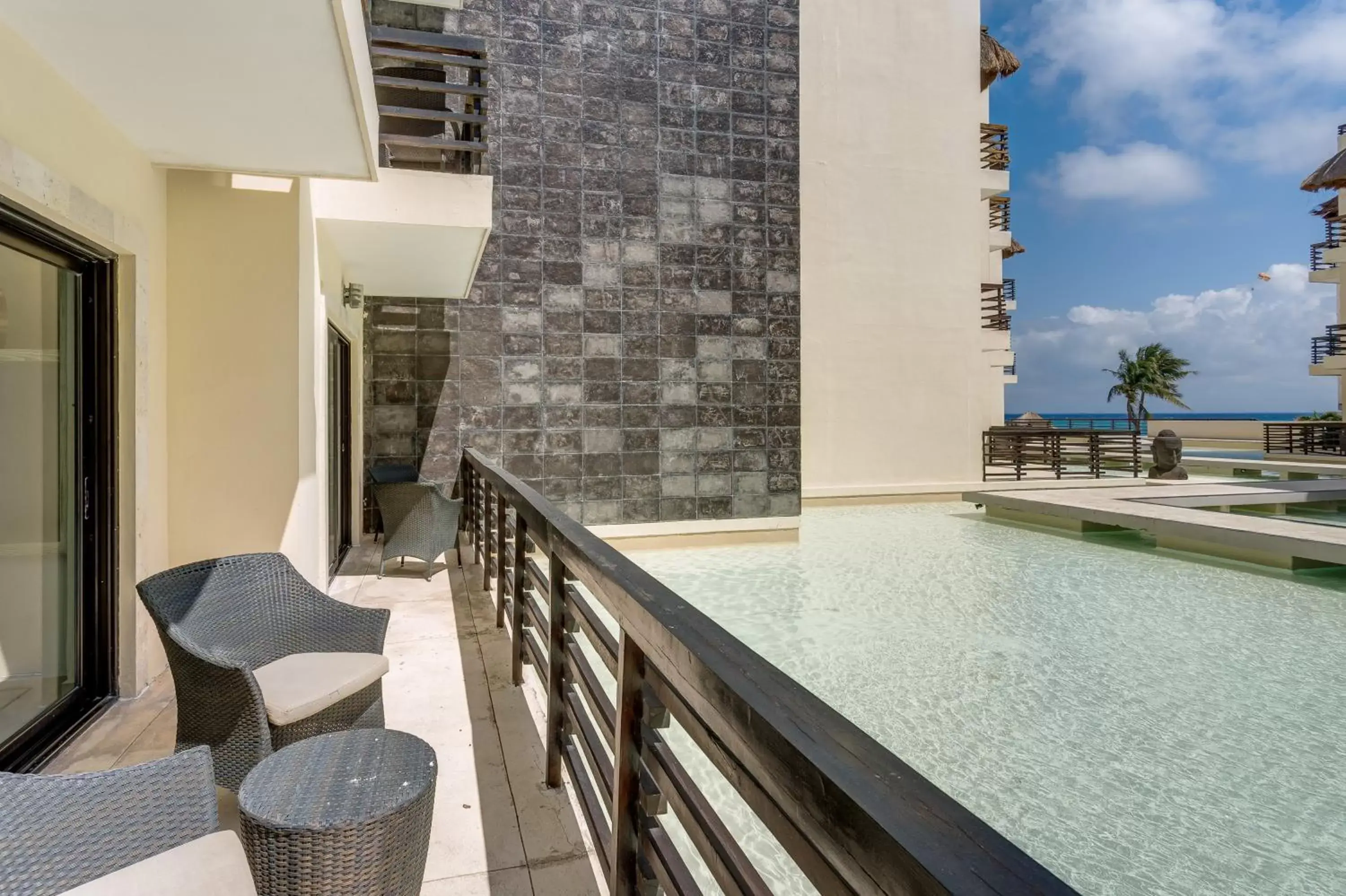 Balcony/Terrace, Swimming Pool in Aldea Thai by Mistik Vacation Rentals
