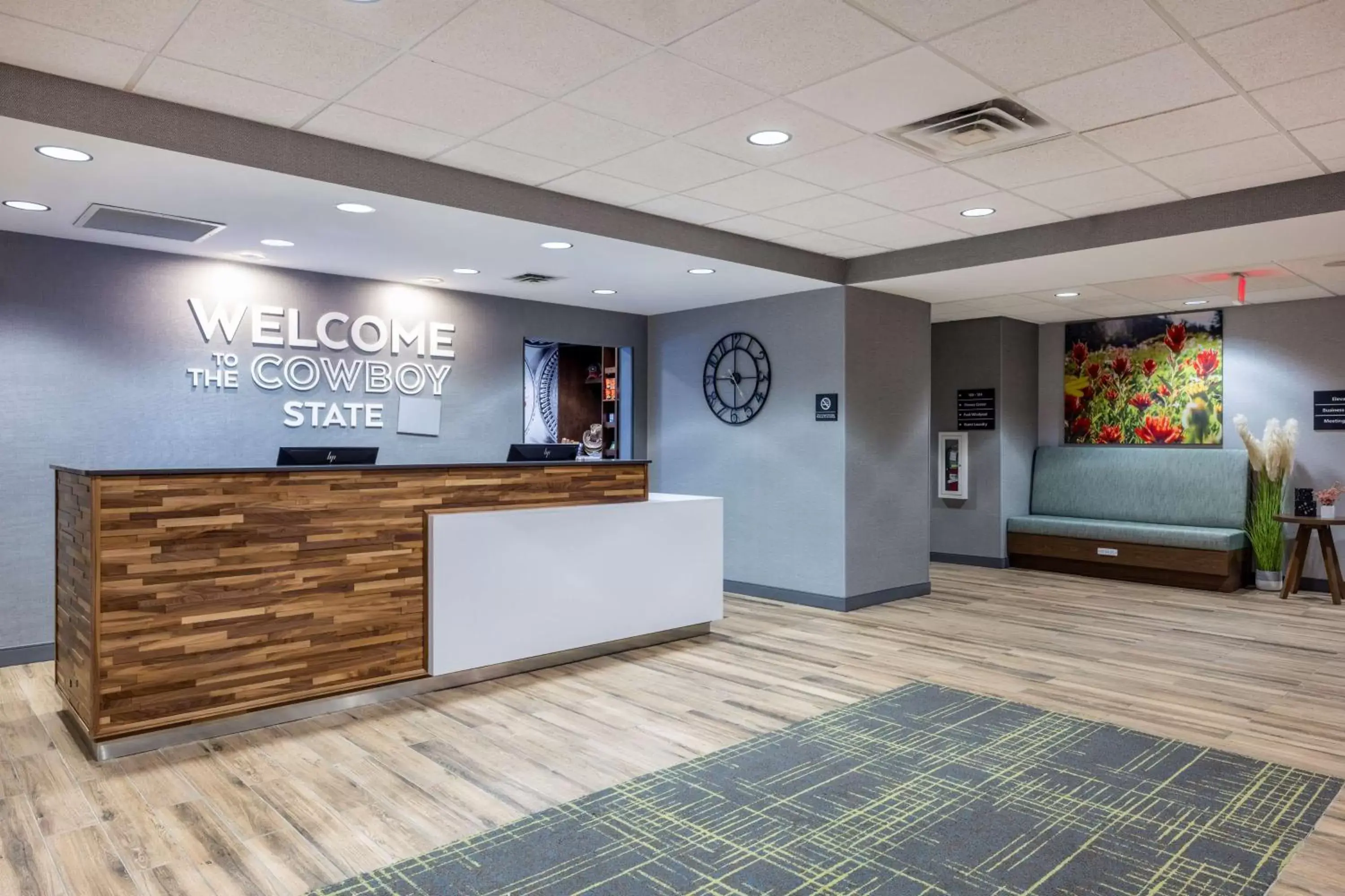 Lobby or reception, Lobby/Reception in Newly Renovated-Hampton Inn & Suites Casper