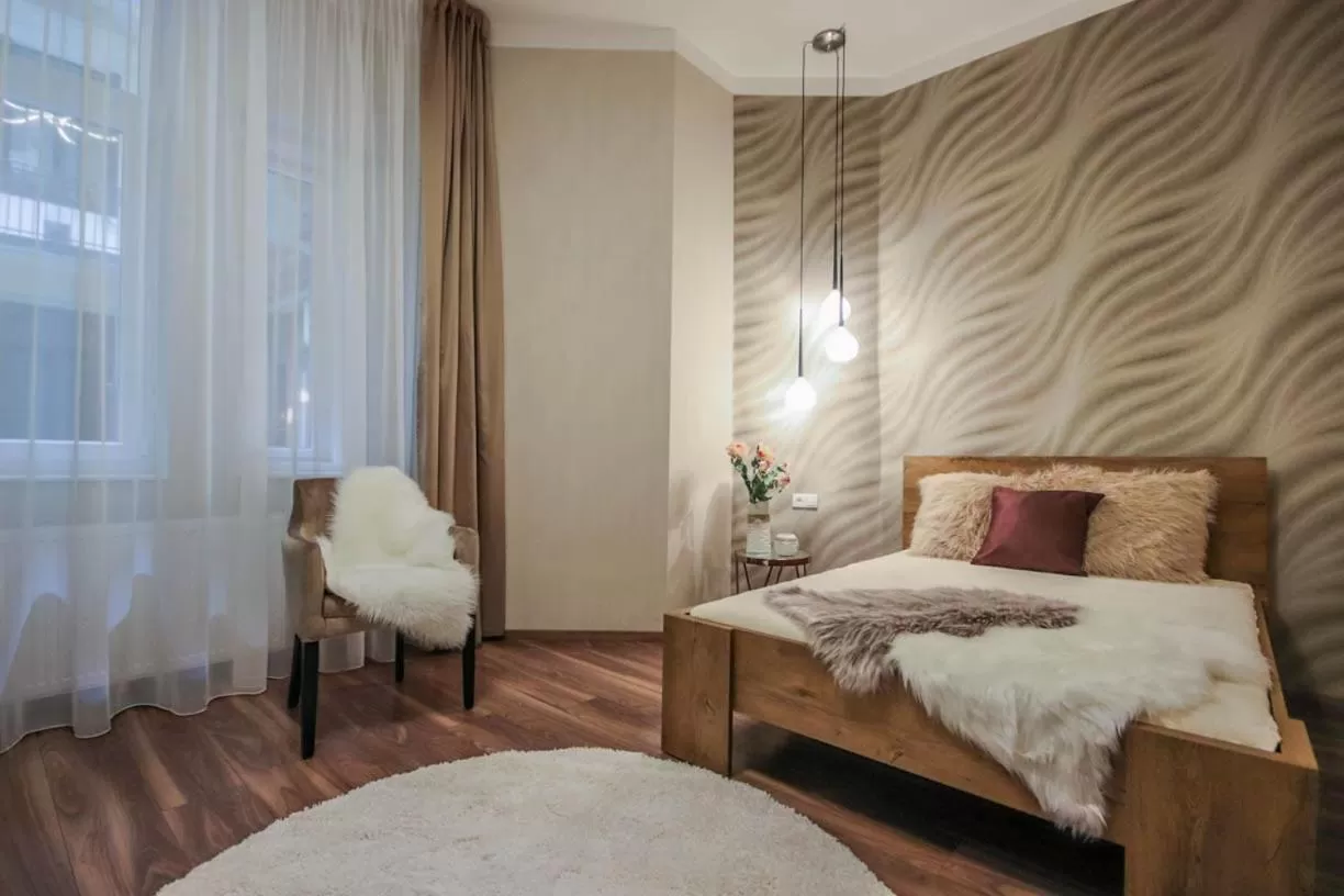 Bedroom, Bed in Bengt Apartment Dohány Str.