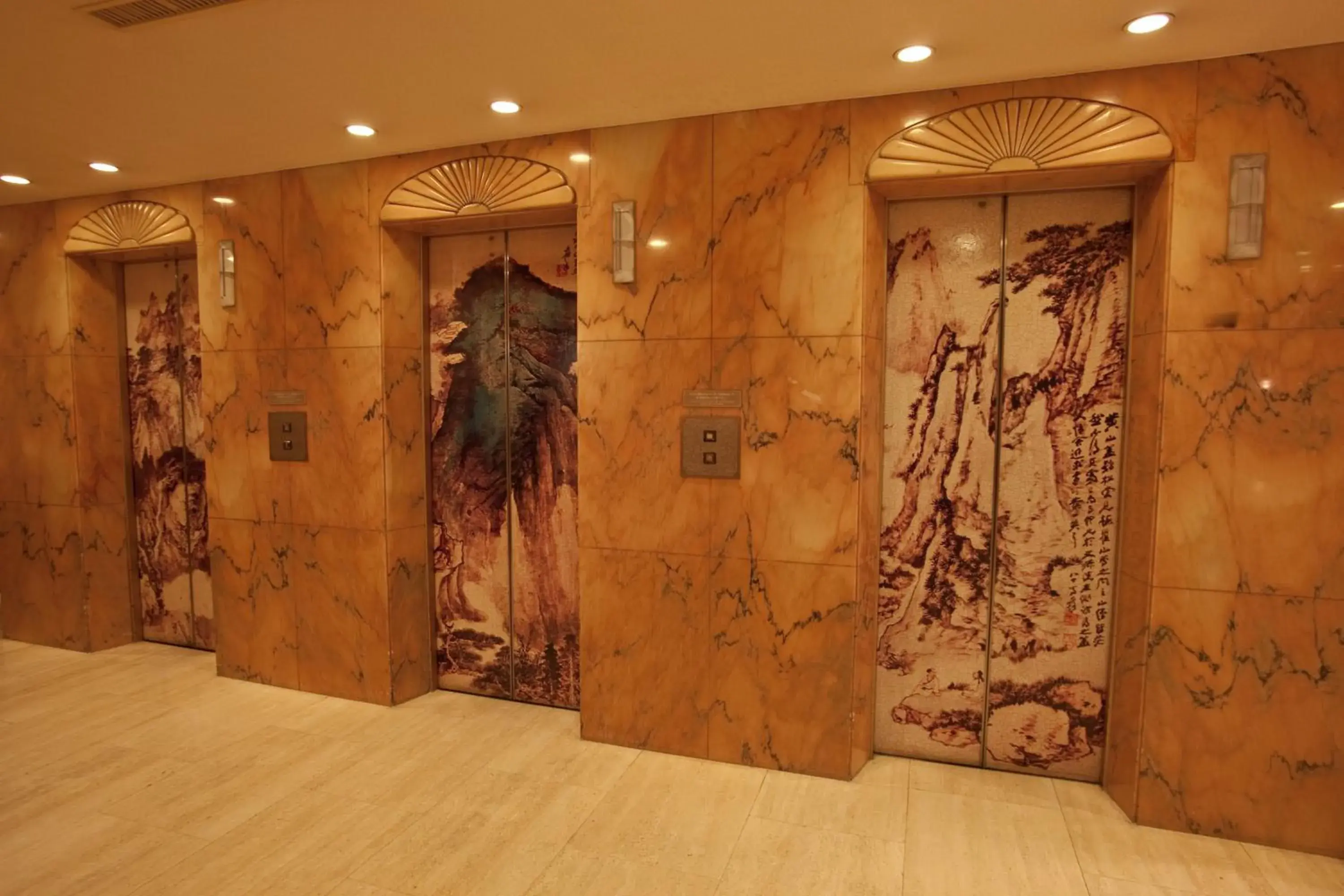 Decorative detail, Bathroom in Rose Hotel Yokohama
