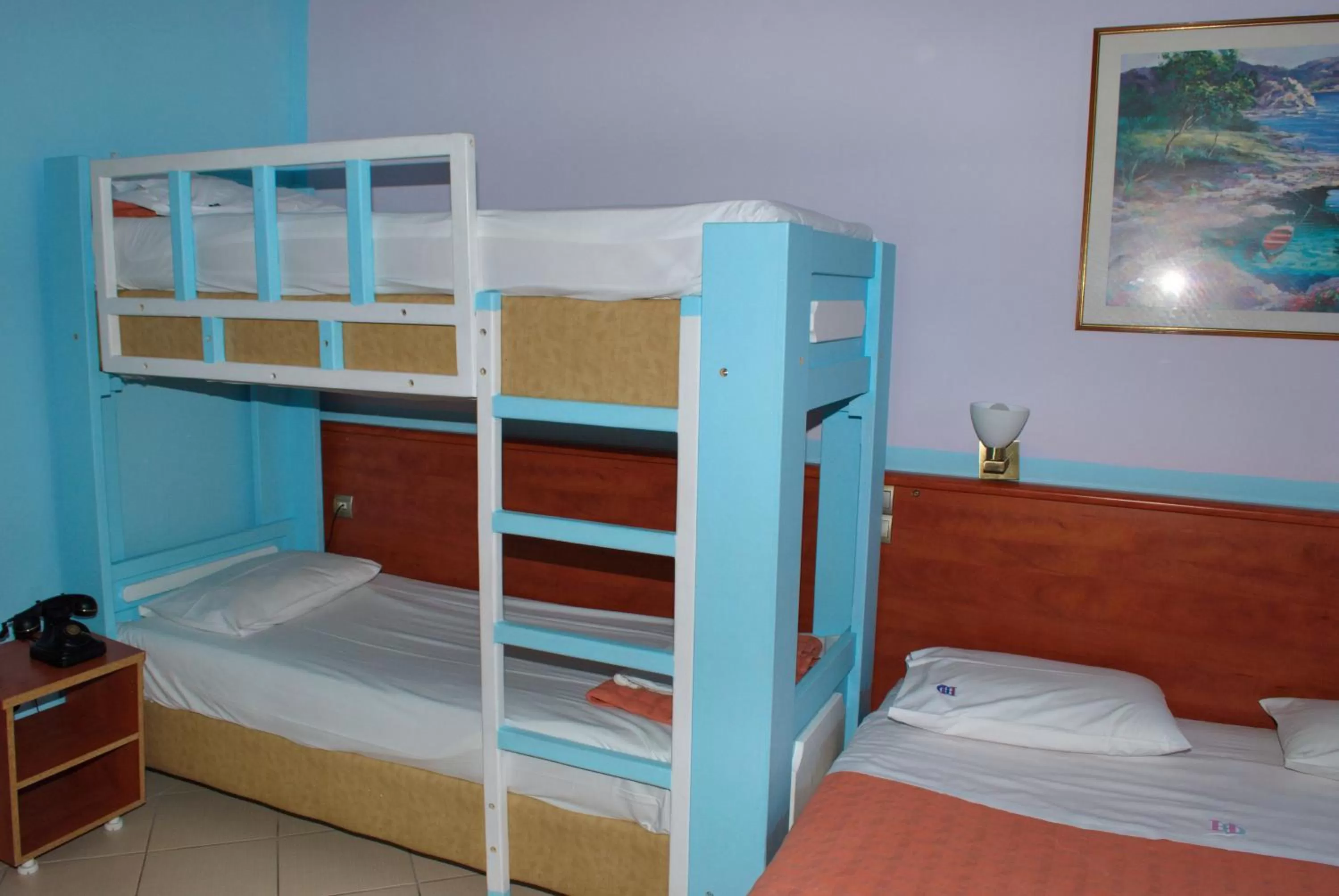 Bed in Diethnes Hotel