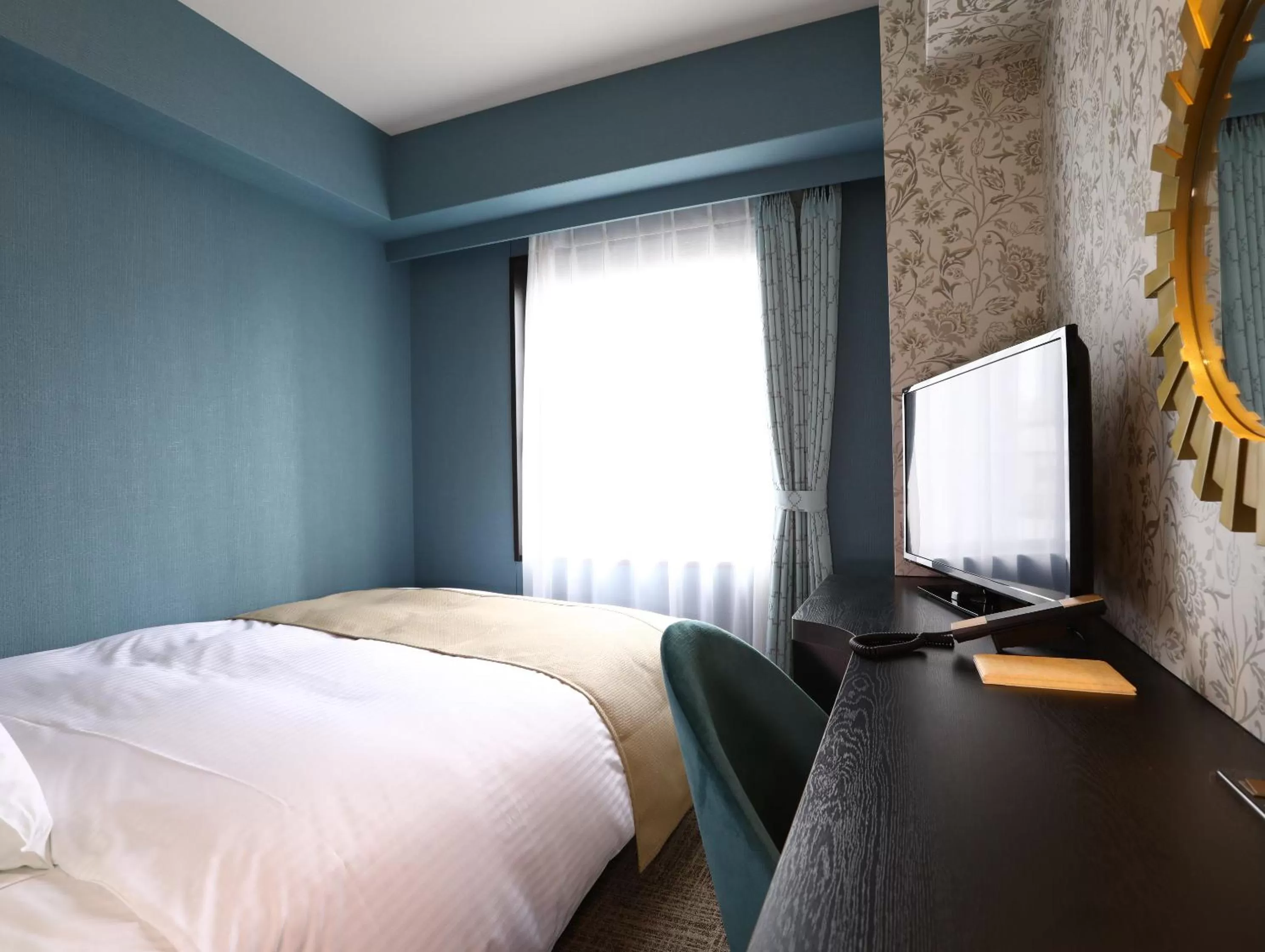 Bed in Hotel Wing International Select Osaka Umeda